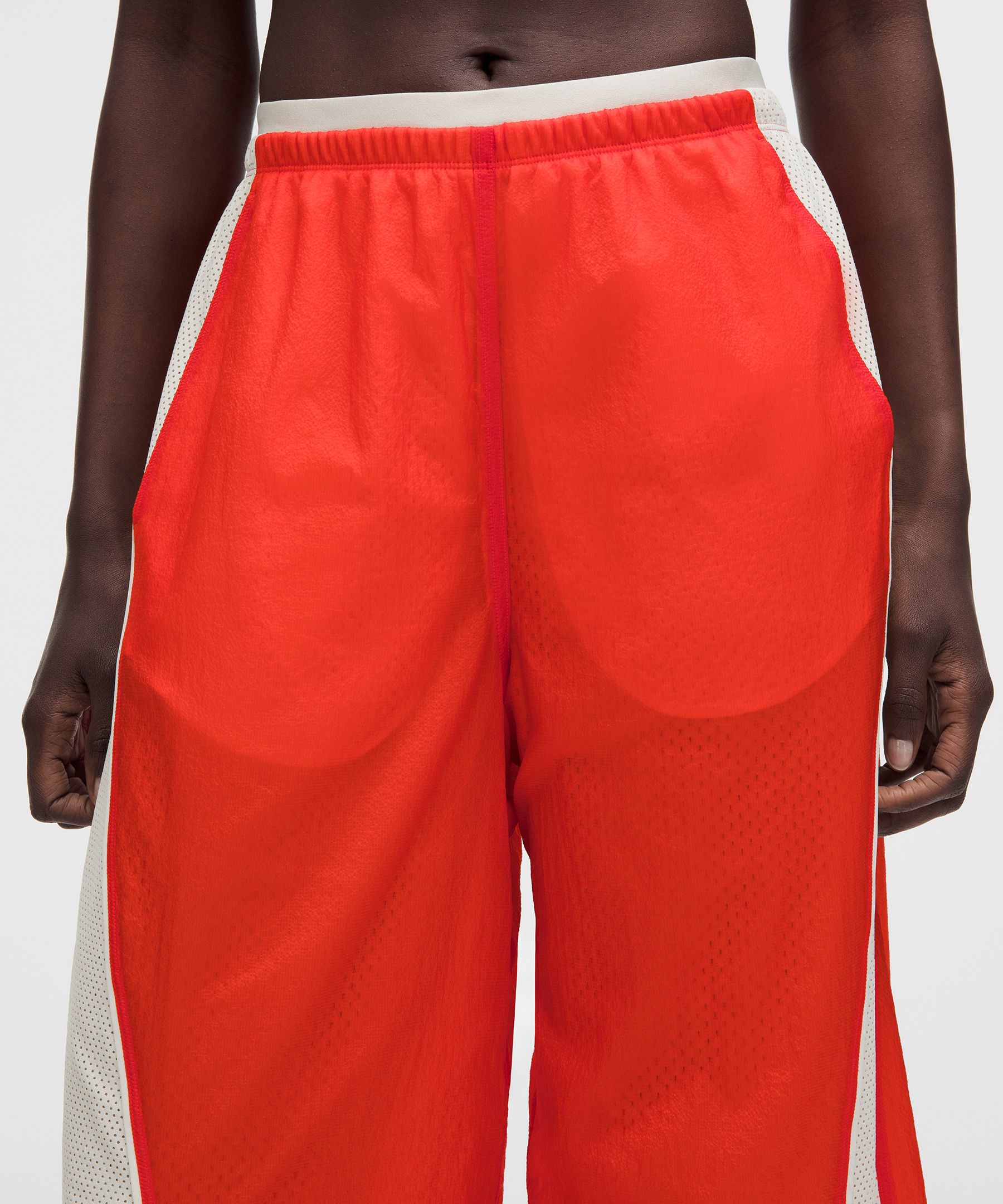 License to Train Textured Nylon Mid-Rise Pant