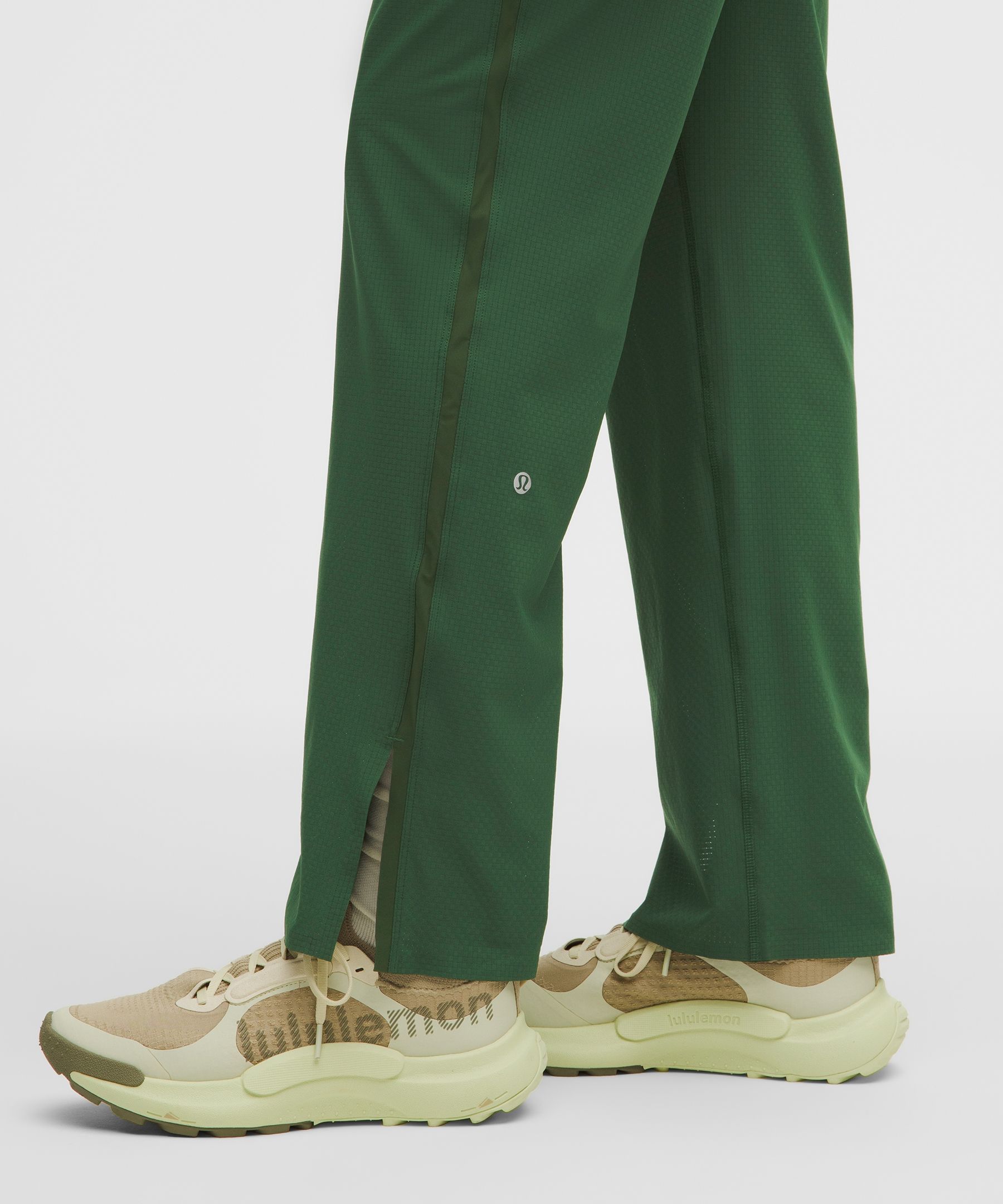 Textured Mesh High-Rise Running Pant
