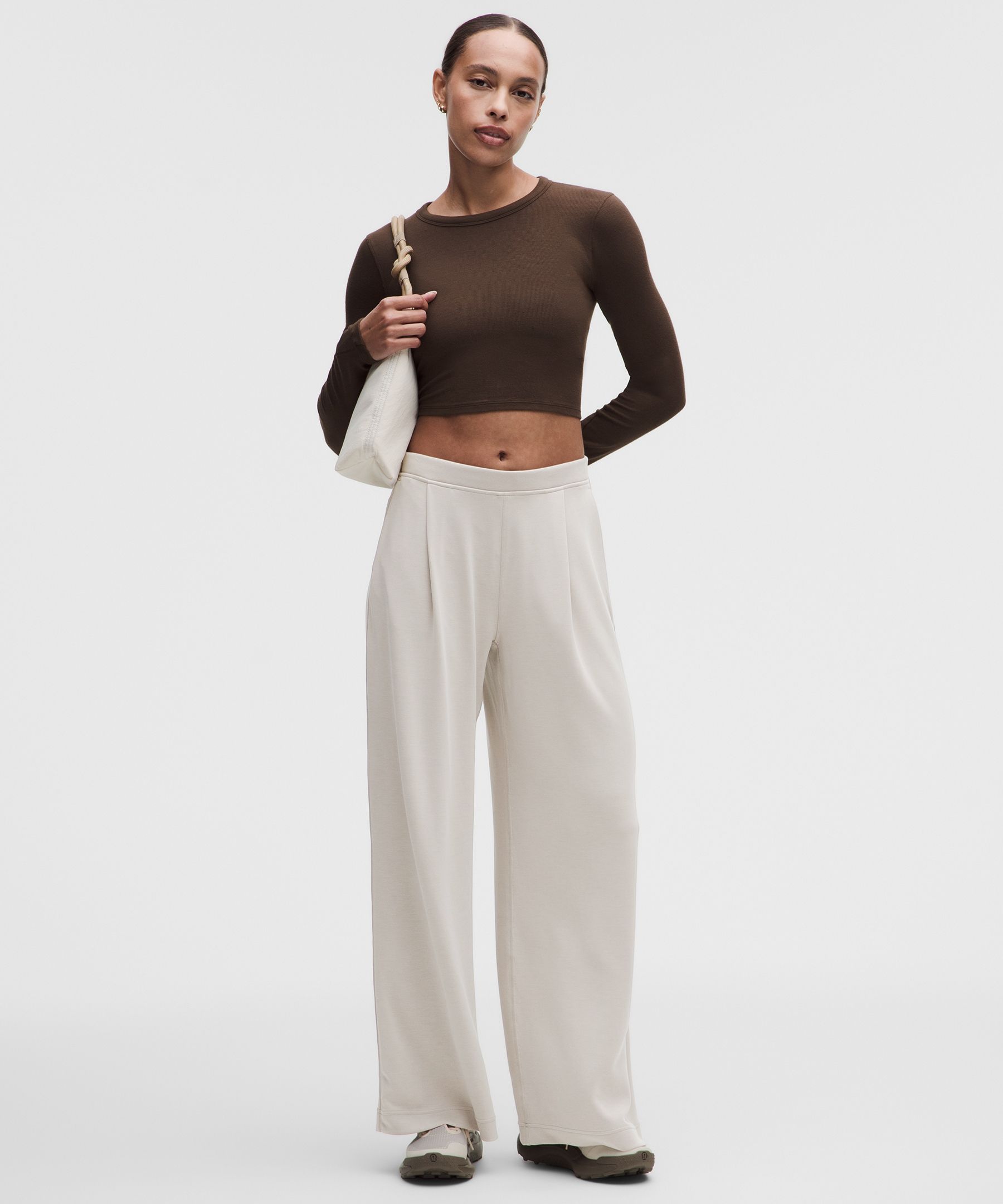 Leichte Softstreme Hose mit mittelhohem Bund *Normale L&auml;nge