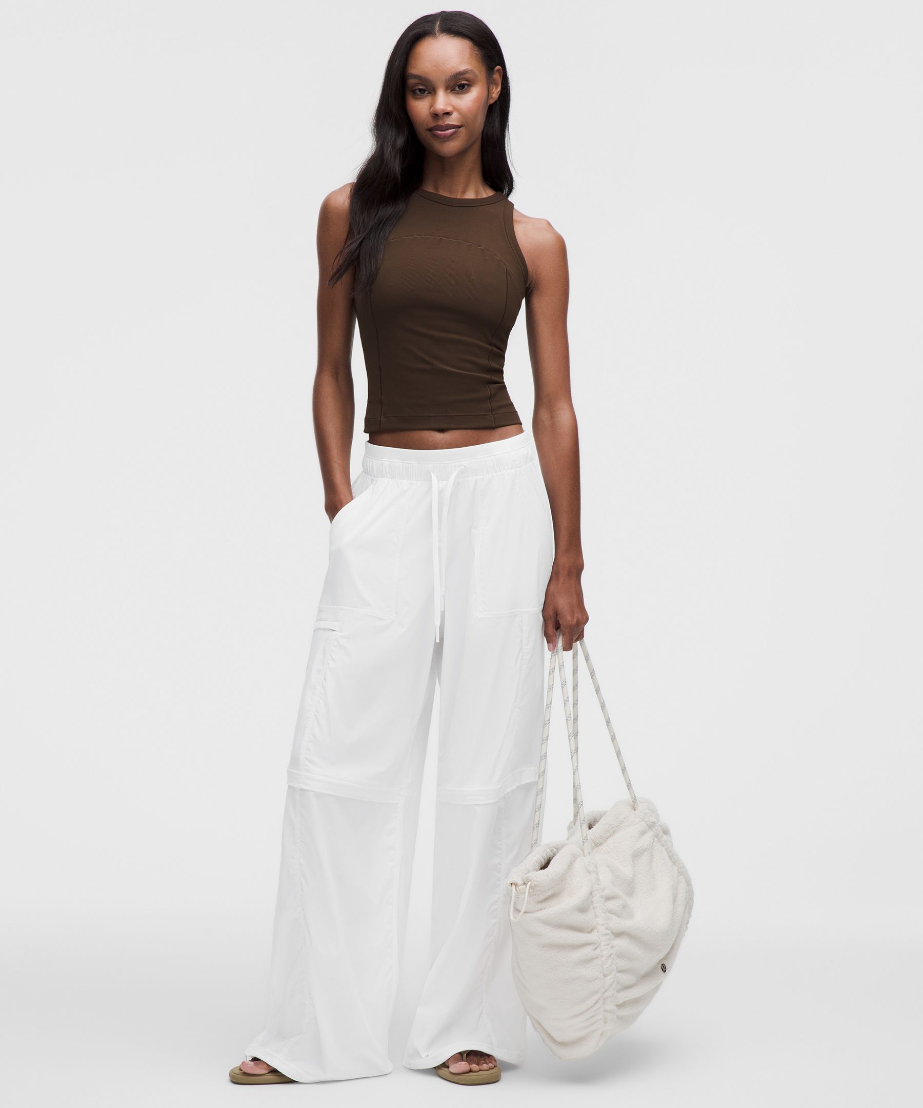 Pantalon Dance Studio large a&eacute;r&eacute; taille haute
