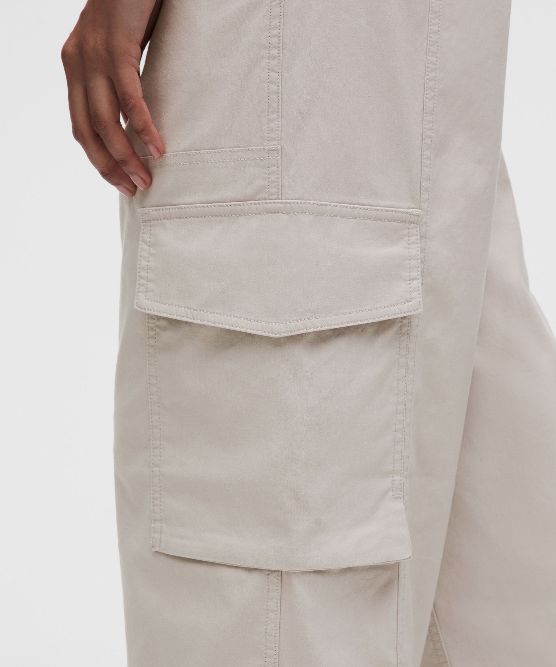 LuluLinen Mid-Rise Cargo Pant