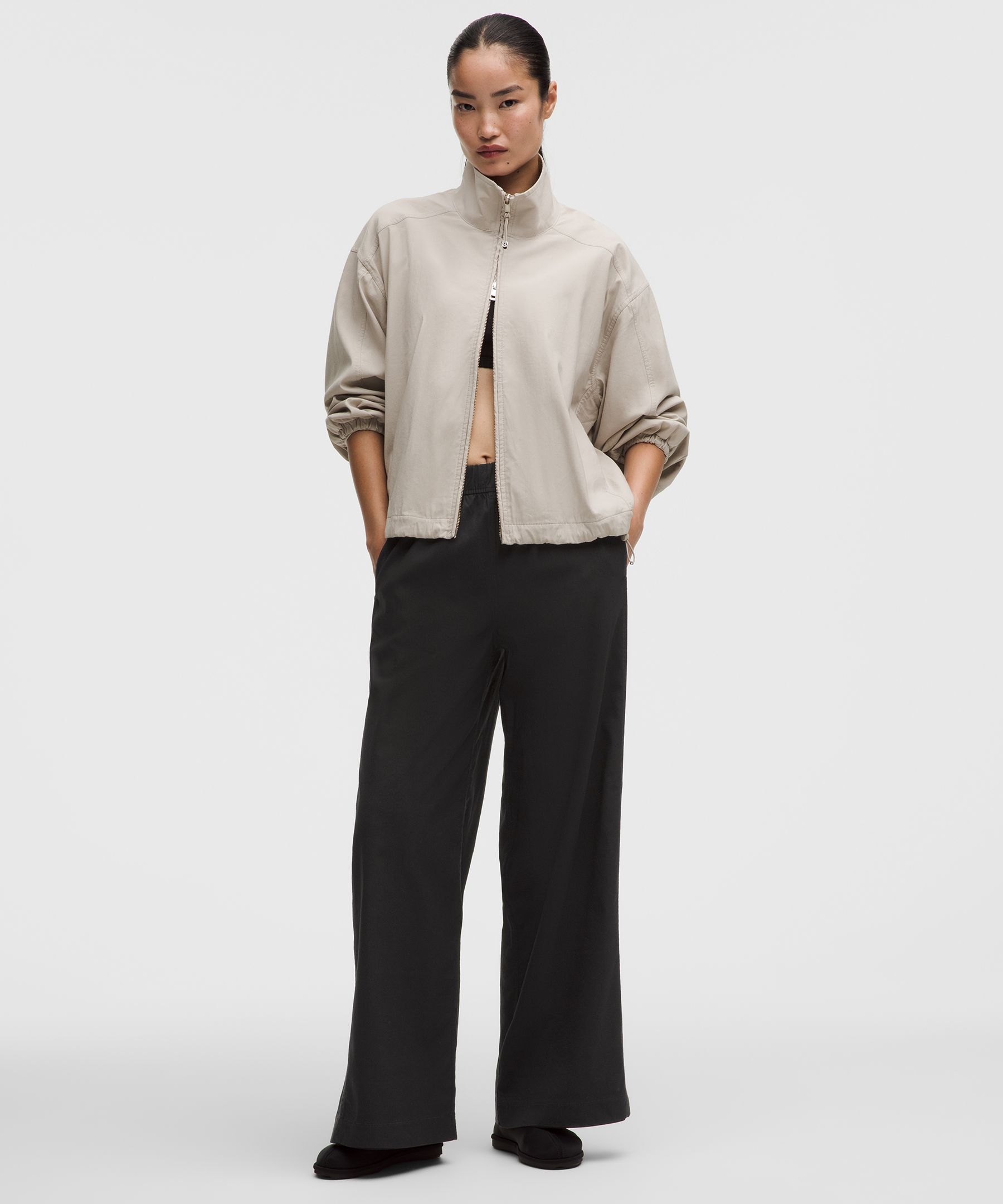 Pantalones holgados de talle alto LuluLinen *Largo est&aacute;ndar