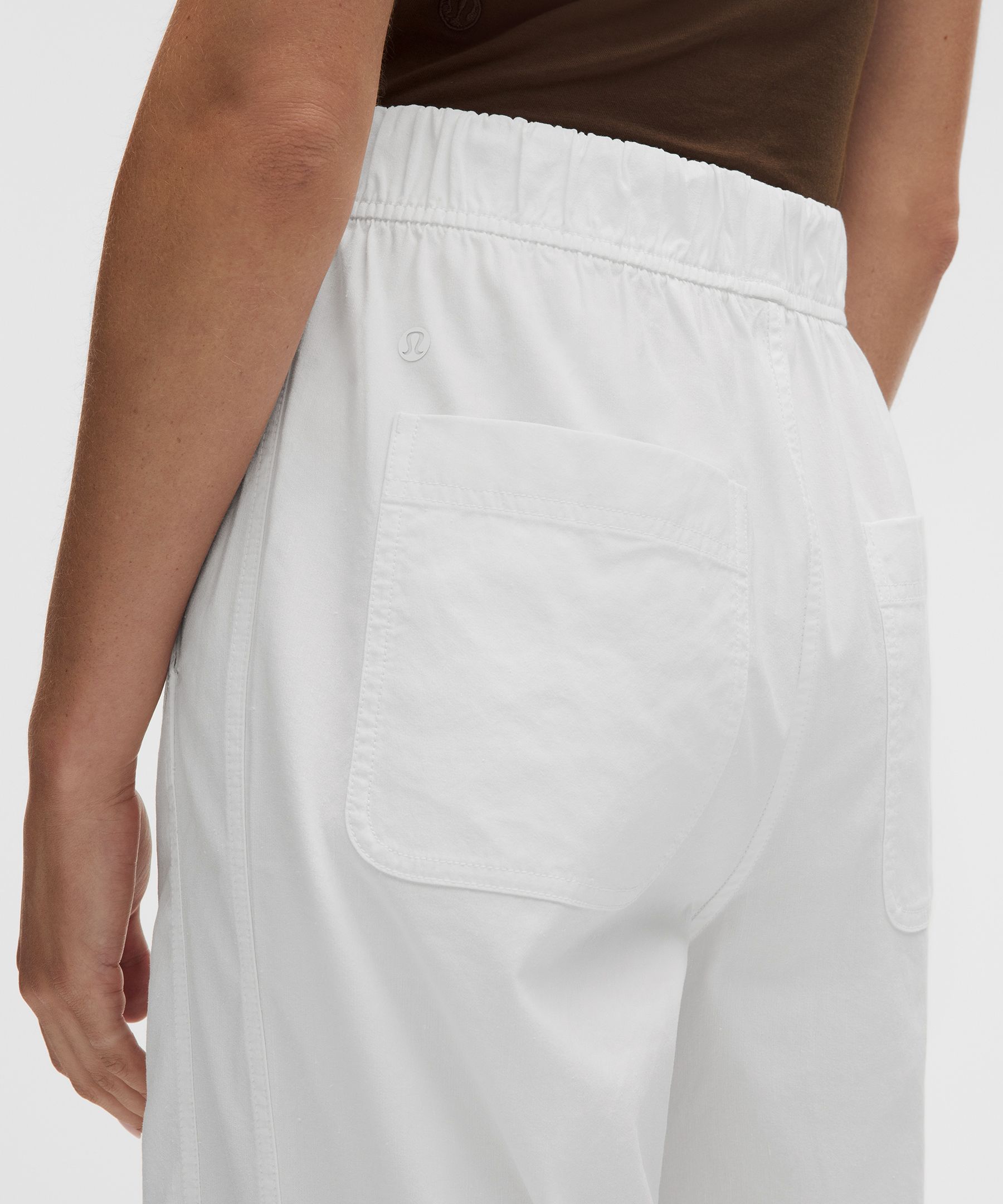Pantalon taille haute d&eacute;contract&eacute; en LuluLinen *Standard