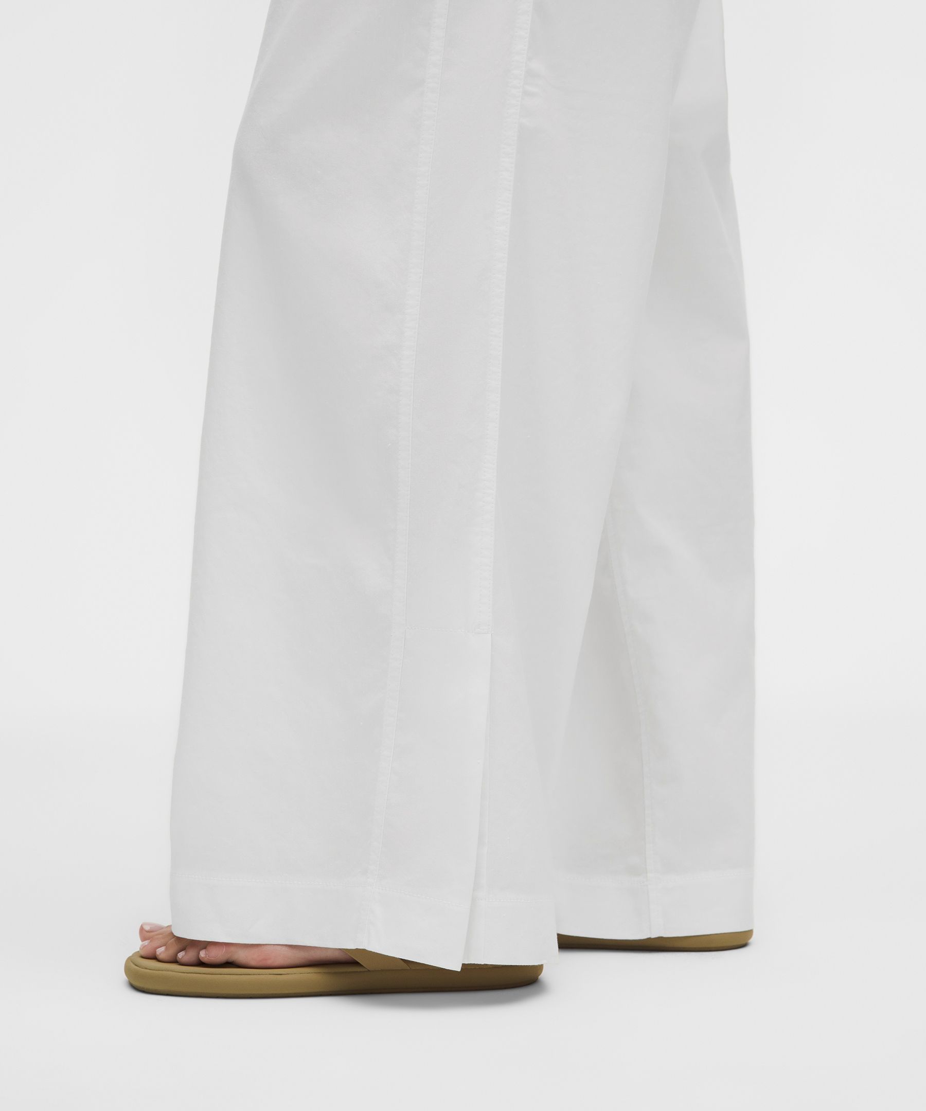 Pantalon taille haute d&eacute;contract&eacute; en LuluLinen *Standard