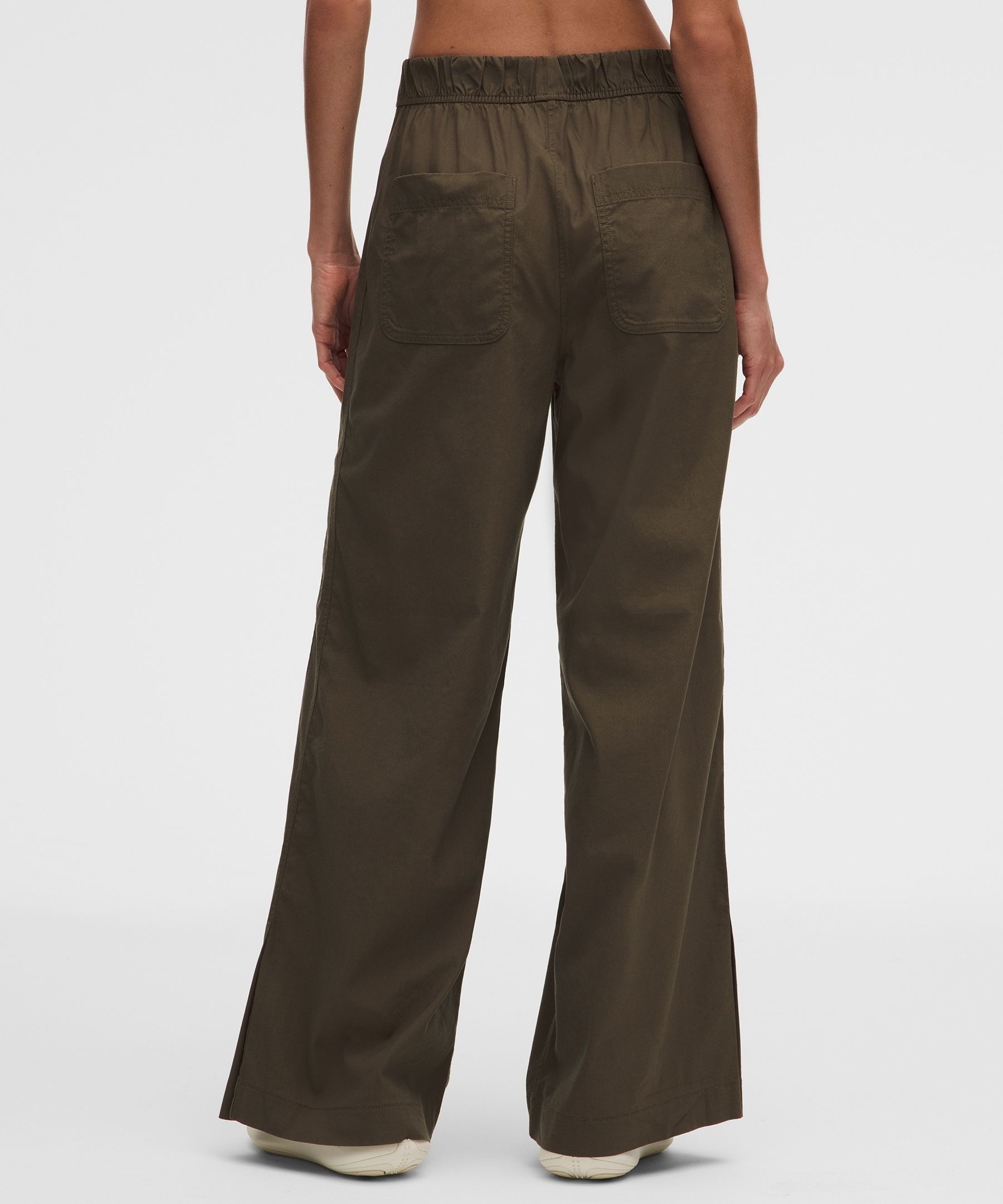 Pantalon taille haute d&eacute;contract&eacute; en LuluLinen *Standard