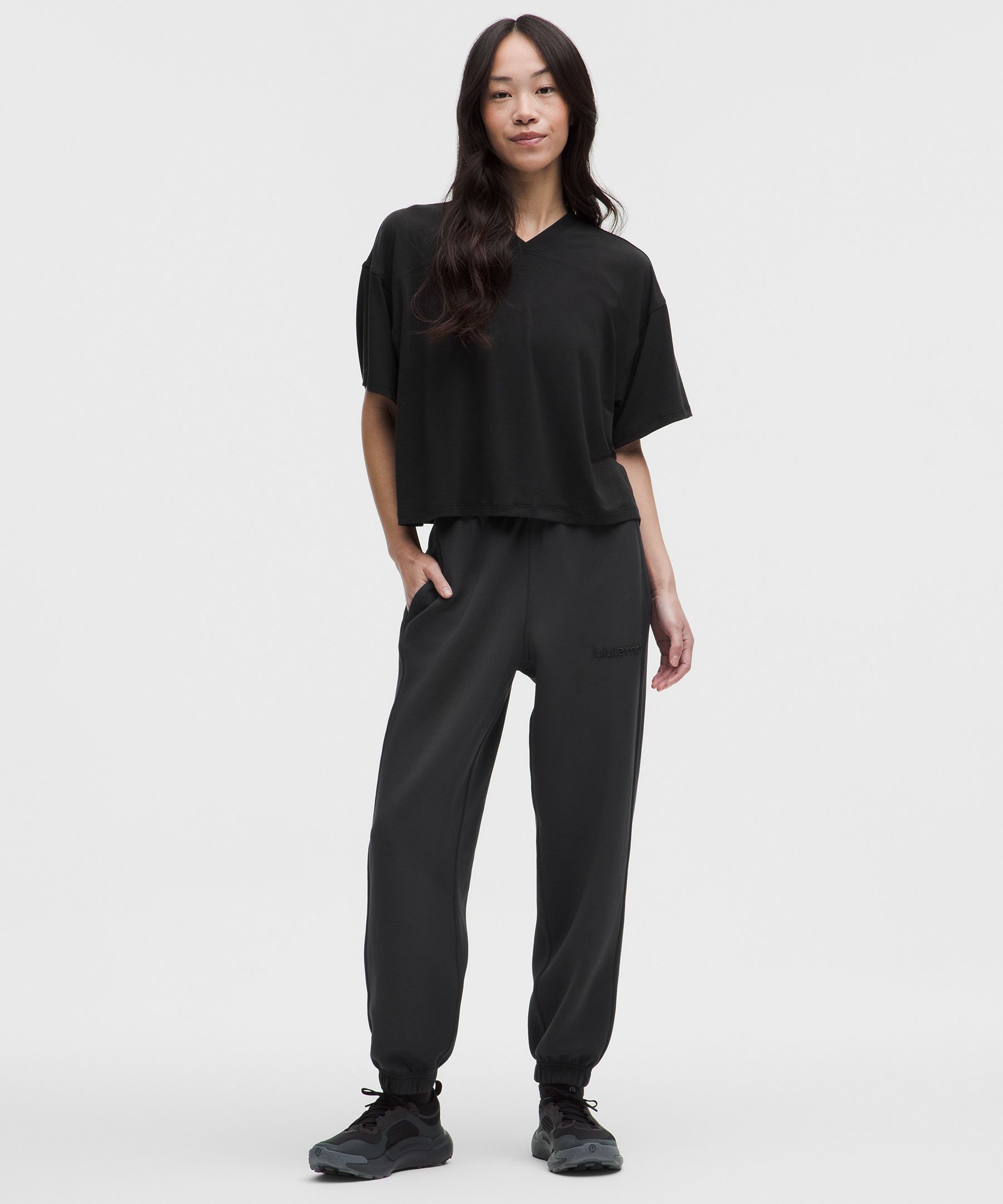 Smooth Spacer ミッドライズジョガー ウォッシュ *アジアフィット