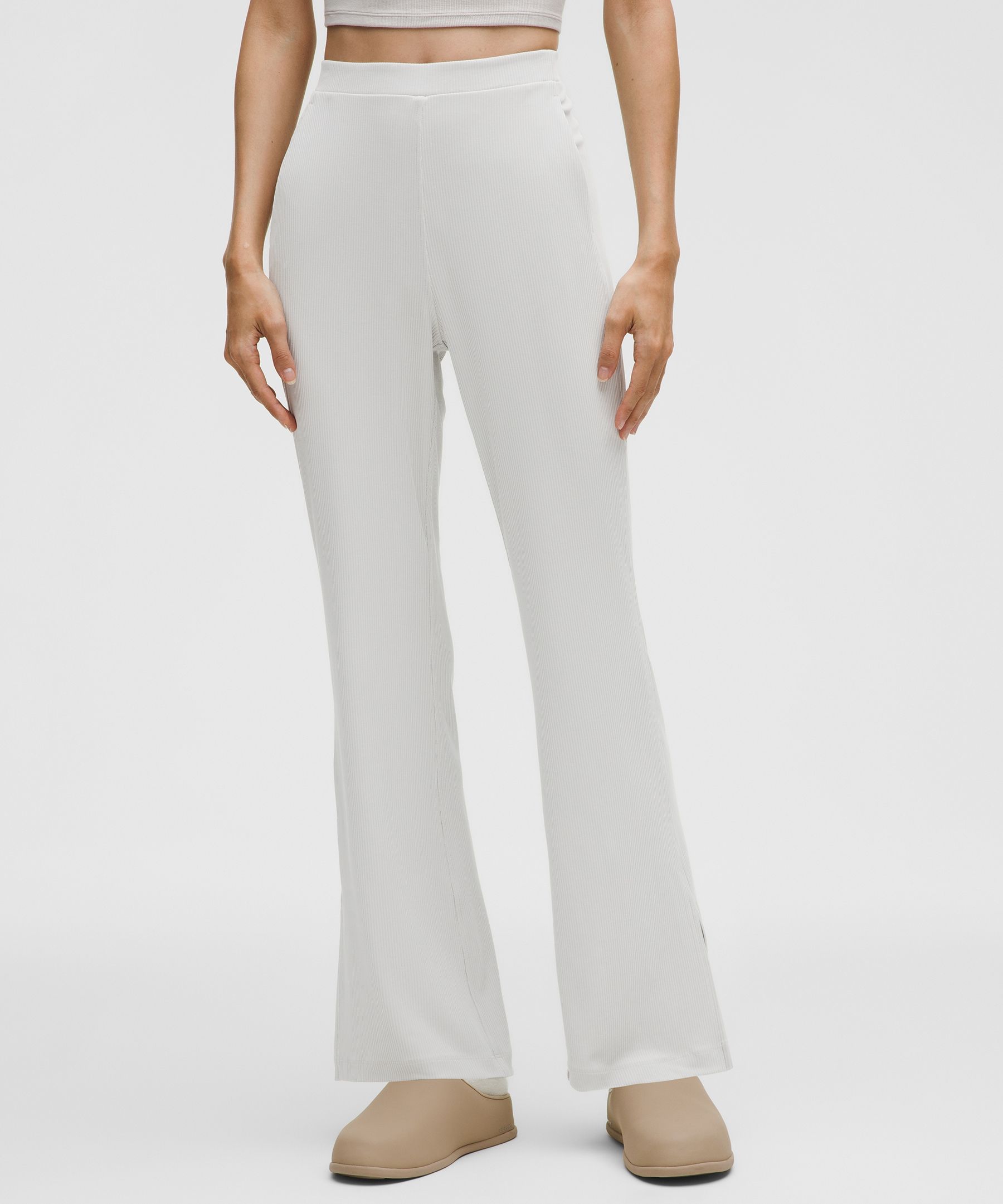 リブドレーピーSoftstreme ハイライズパンツ *アジアフィット | パンツ