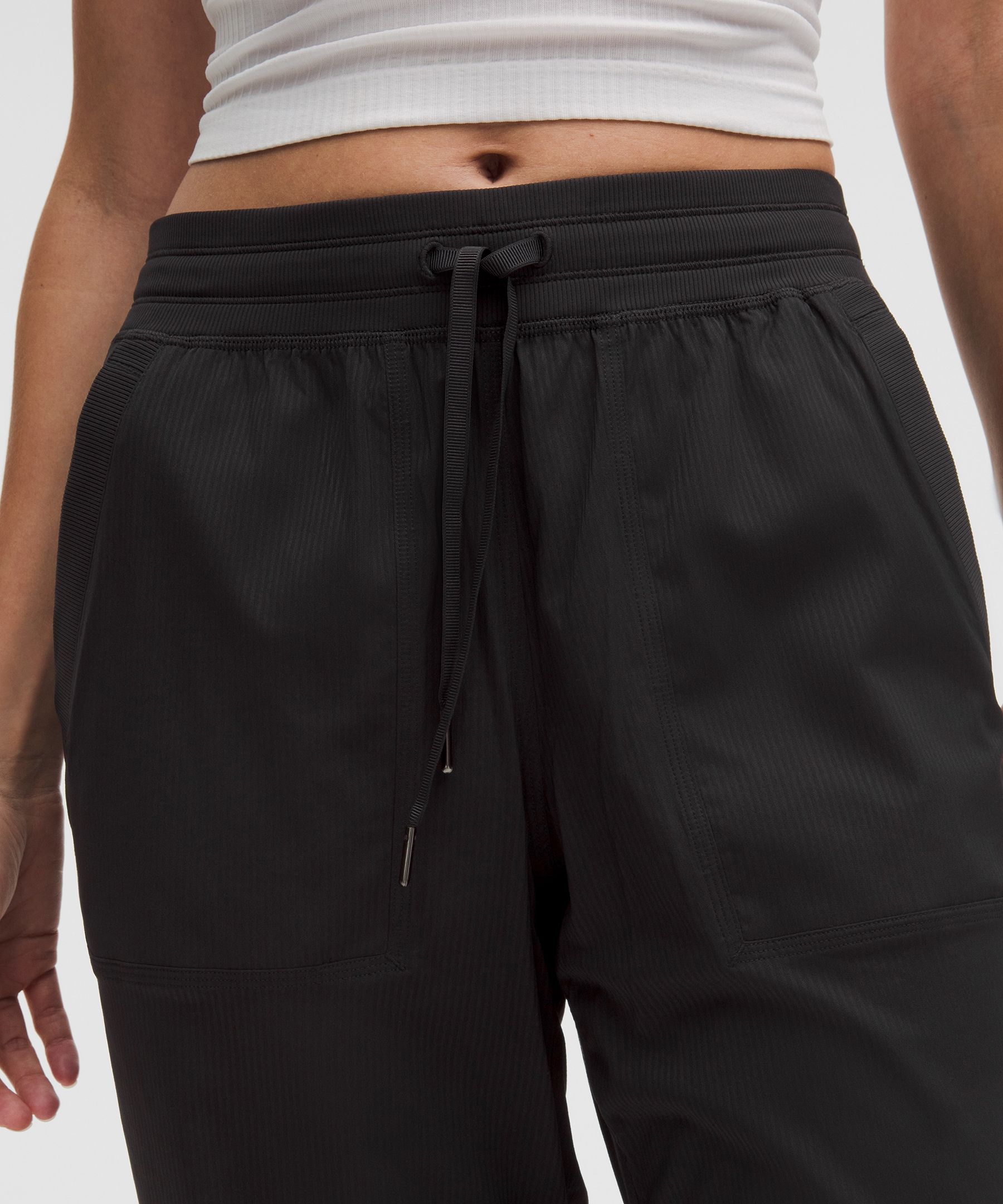 Lululemon Dance Studio Relaxed-fit Mid-rise Cropped Pant In Black