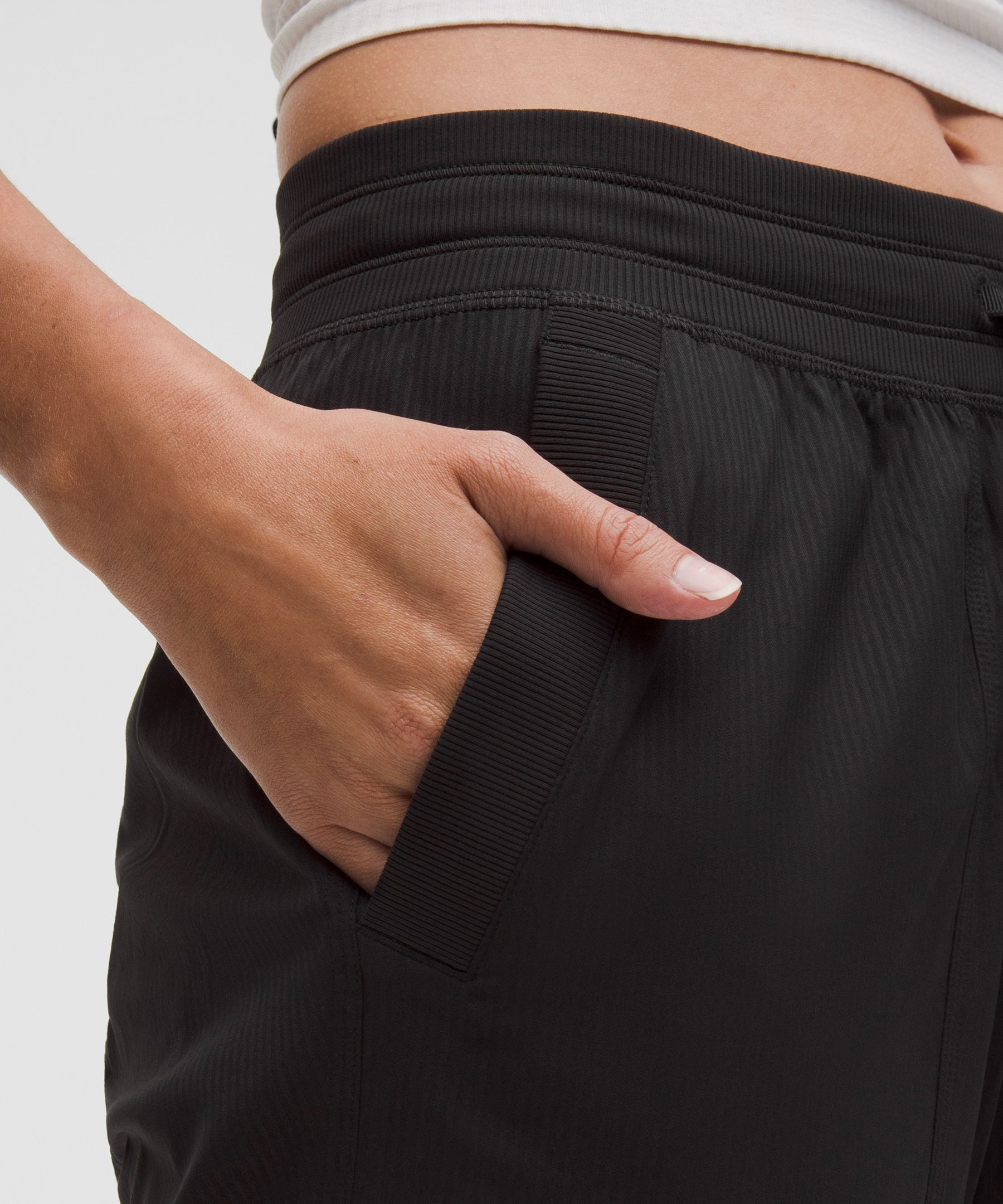 Lululemon Dance Studio Relaxed-fit Mid-rise Cropped Pant In Black
