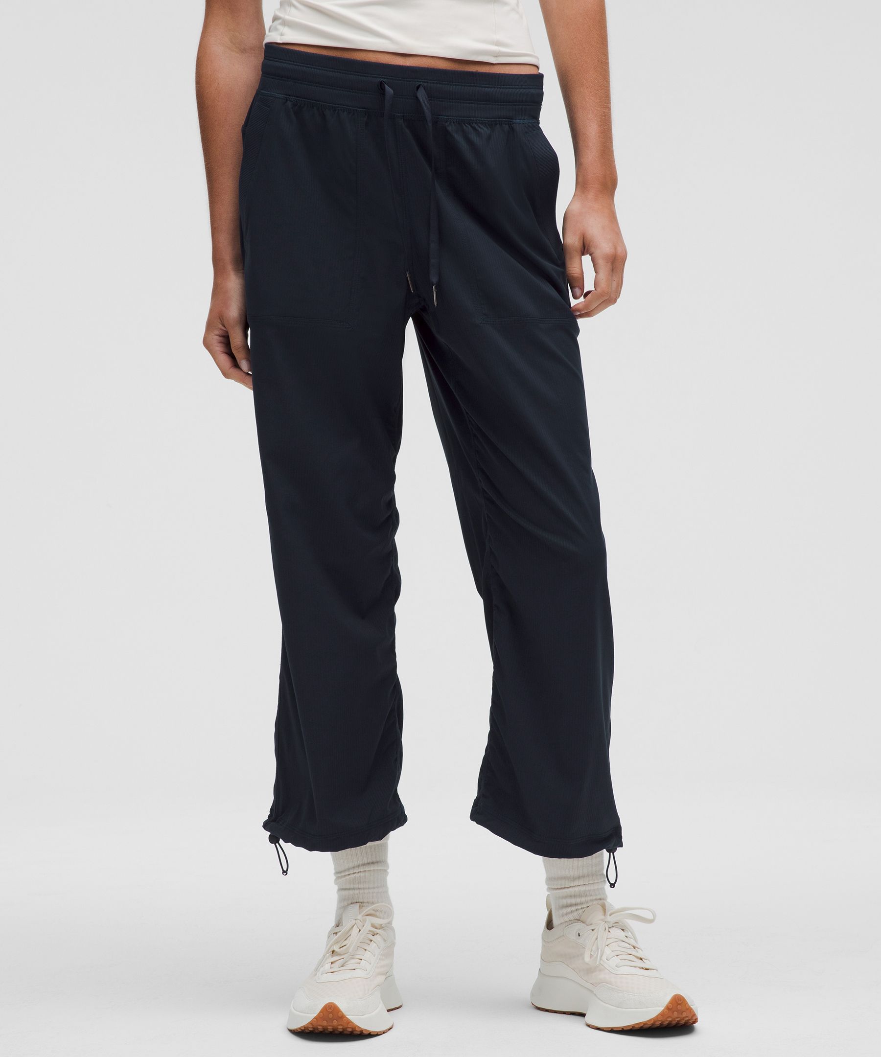Lululemon Dance Studio Relaxed-fit Mid-rise Cropped Pant In Black