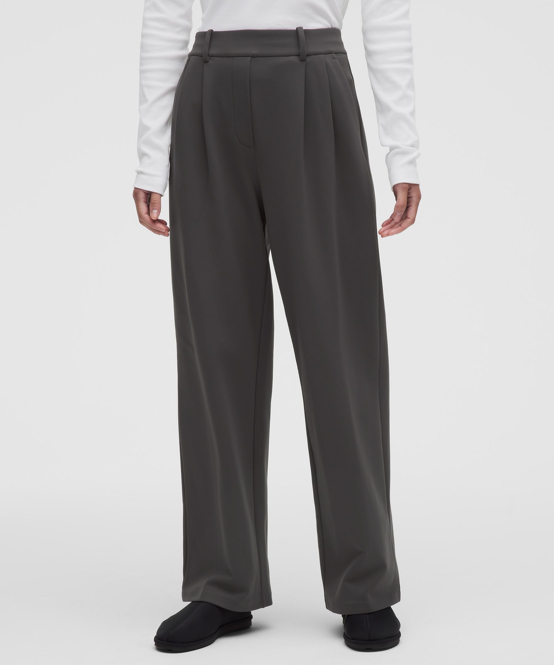Daydrift High-Rise Wide-Leg Trouser Brushed *Asia Fit
