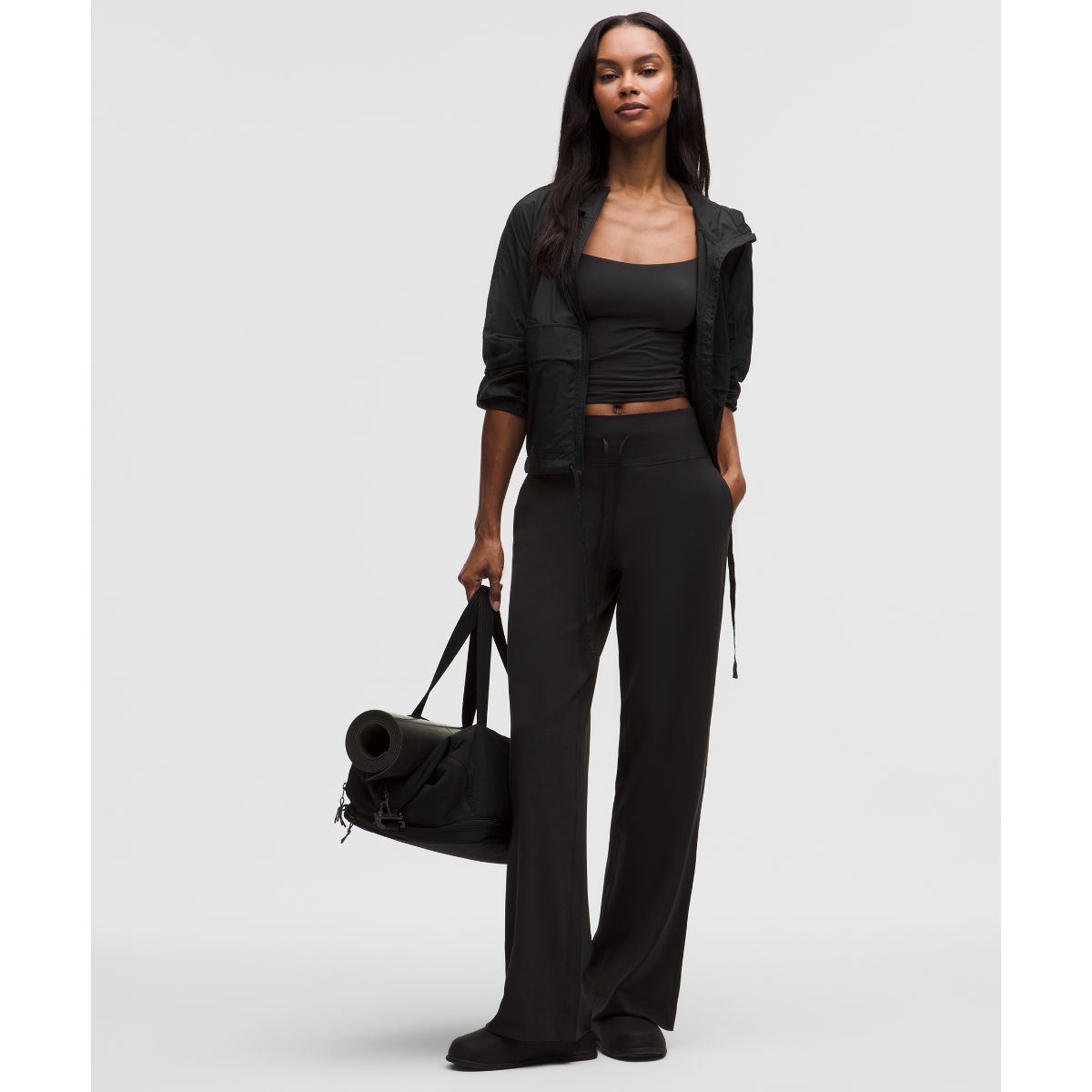 Groove Wide-Leg High-Rise Pants Regular