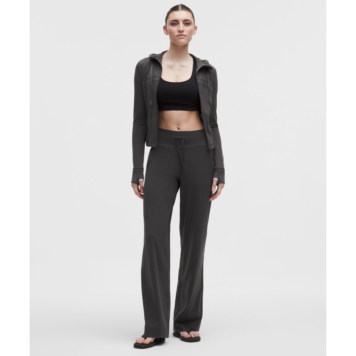 Groove Wide-Leg High-Rise Pants Regular