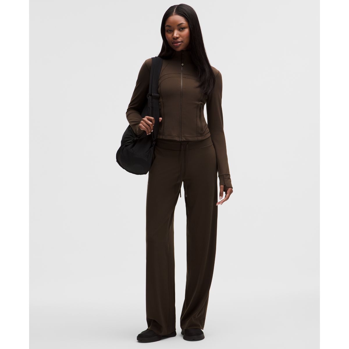 Groove Wide-Leg High-Rise Pants Regular