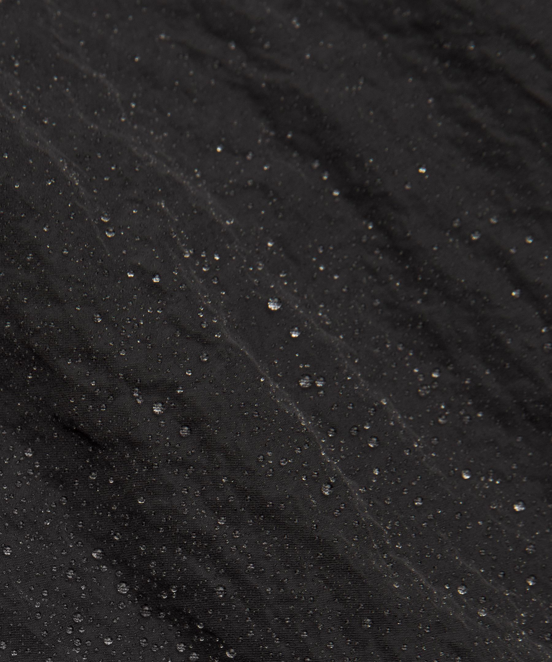 Crinkle Nylon Mid-Rise Barrel-Leg Pant
