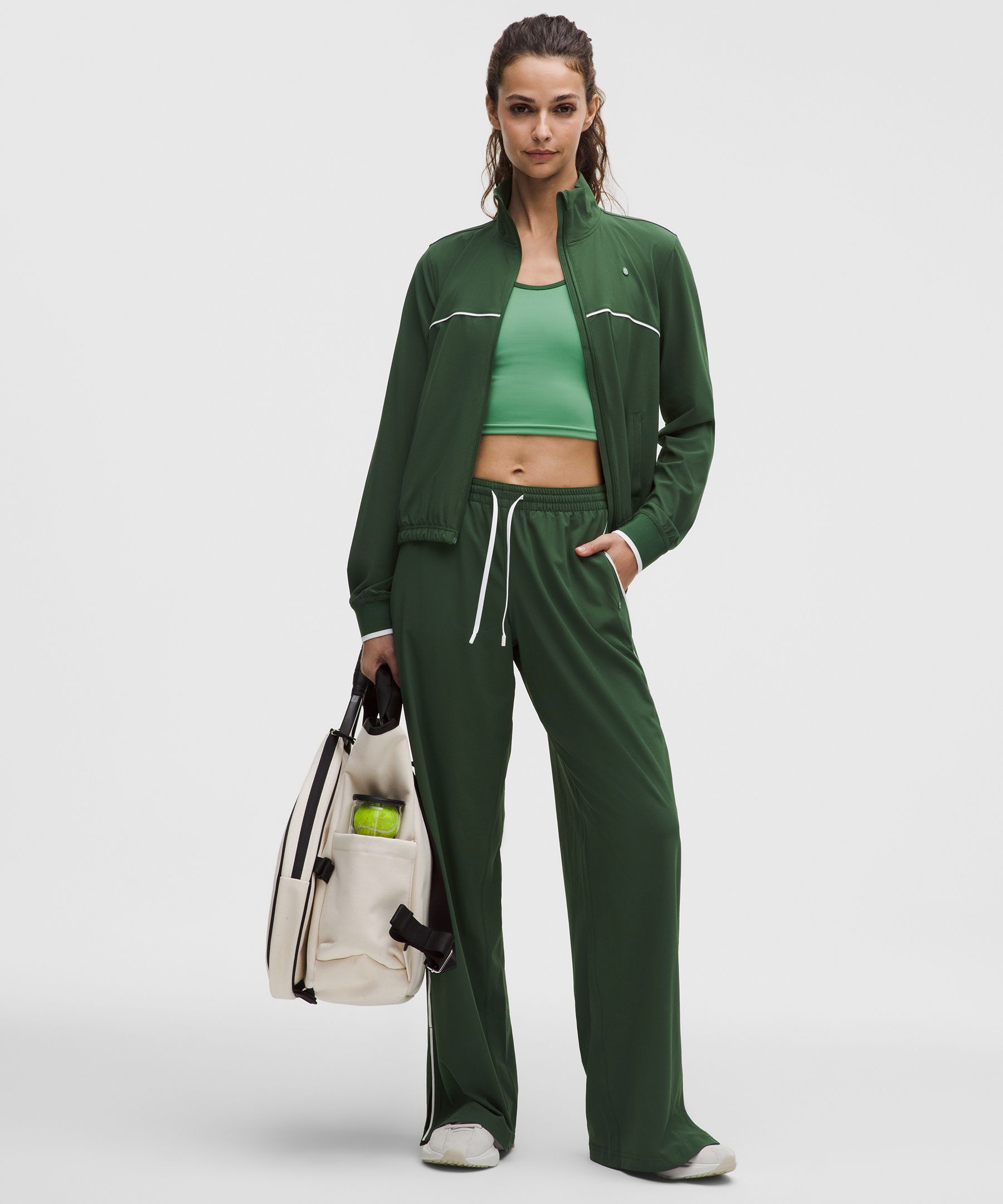 Court Rival Wide-Leg Track Pant Regular *Contrast Drawcord