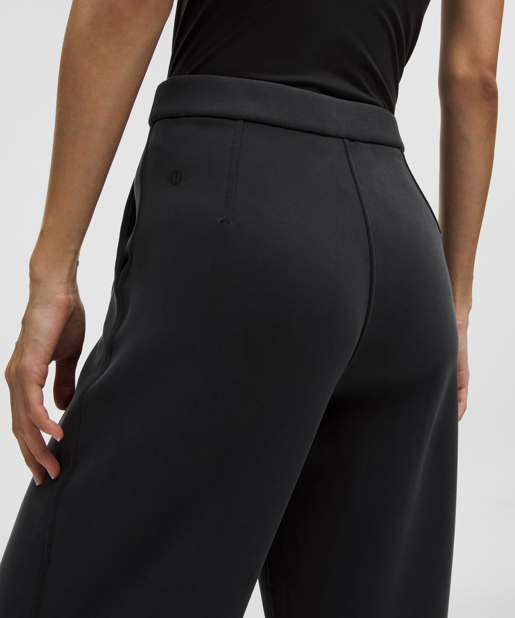 起毛加工Softstreme ピンタックワイドレッグパンツ *アジアフィット