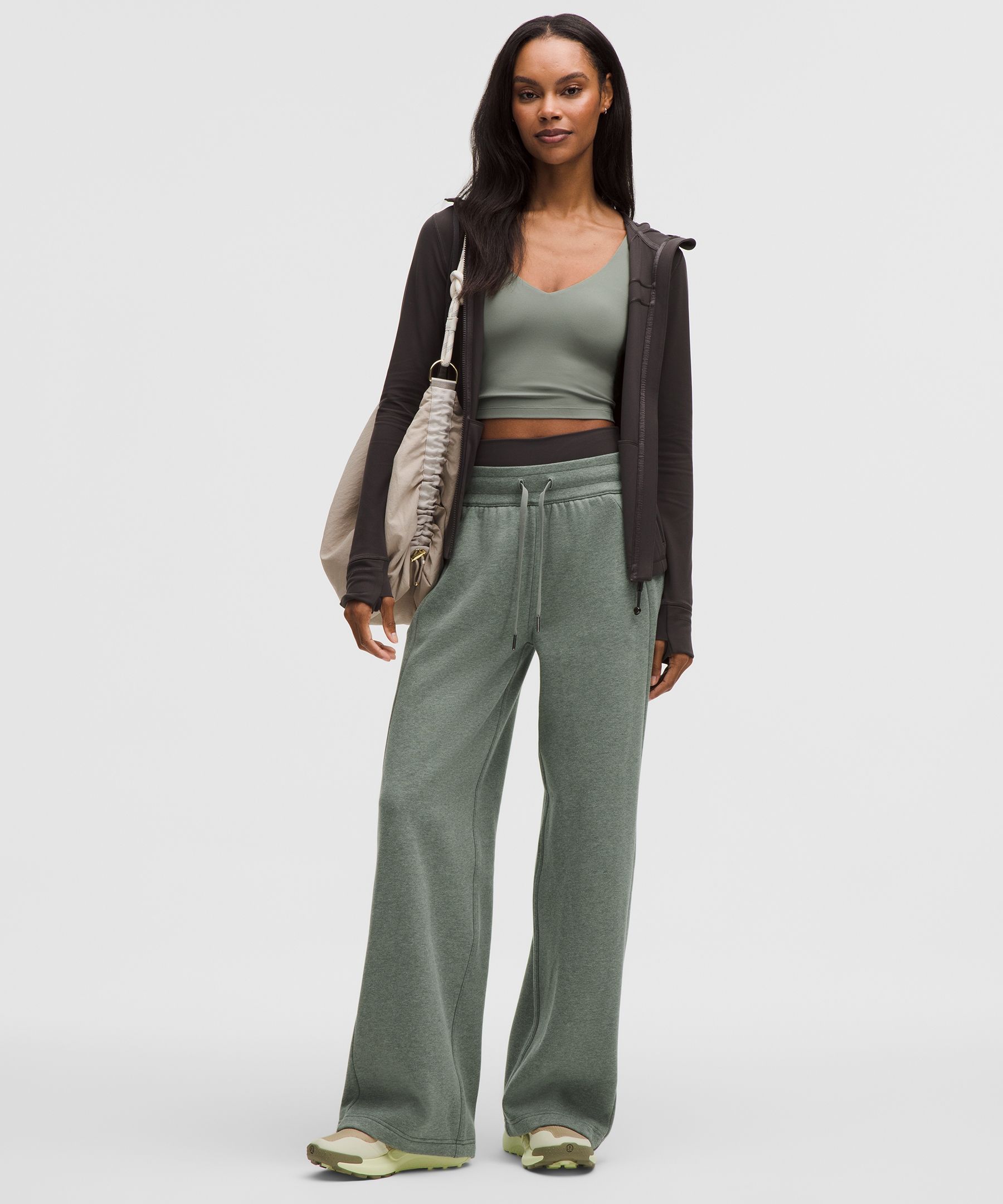 Scuba Mid-Rise Wide-Leg Pant *Regular