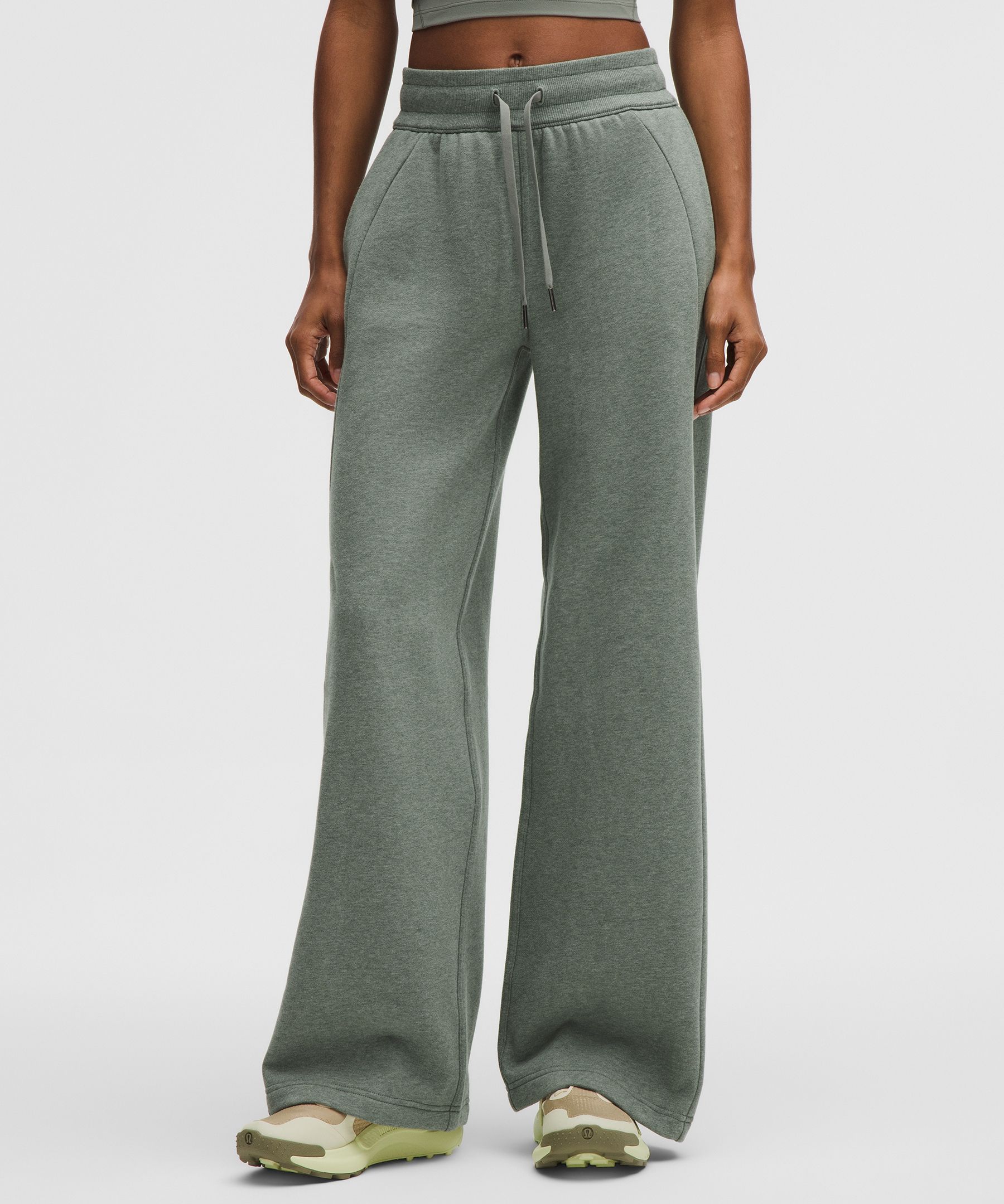 Scuba Mid-Rise Wide-Leg Pant *Regular