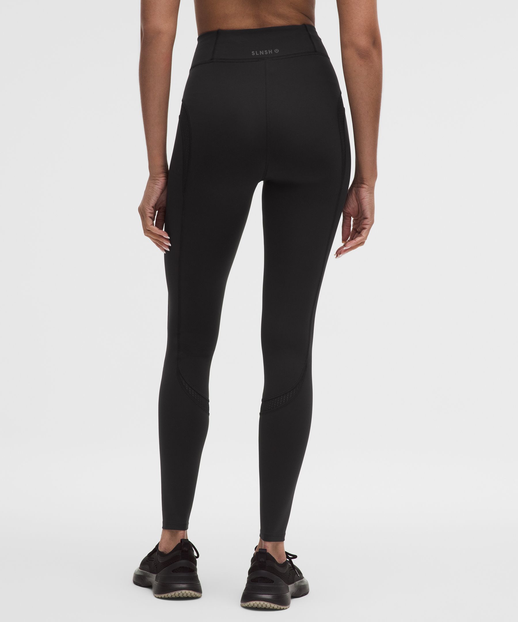 Mesh Panelled High-Rise Tight 28" *SLNSH Collection