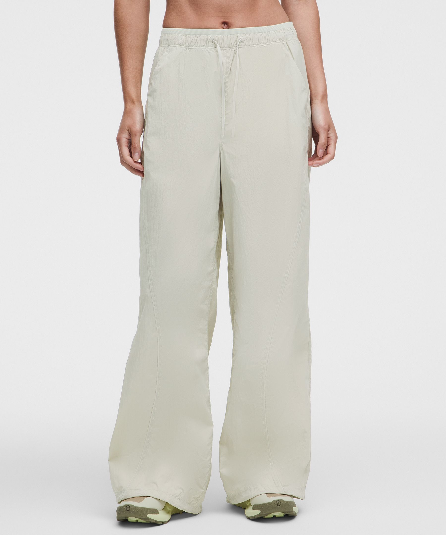 UV-Protective Cinch-Hem Mid-Rise Lined Pants *Asia Fit