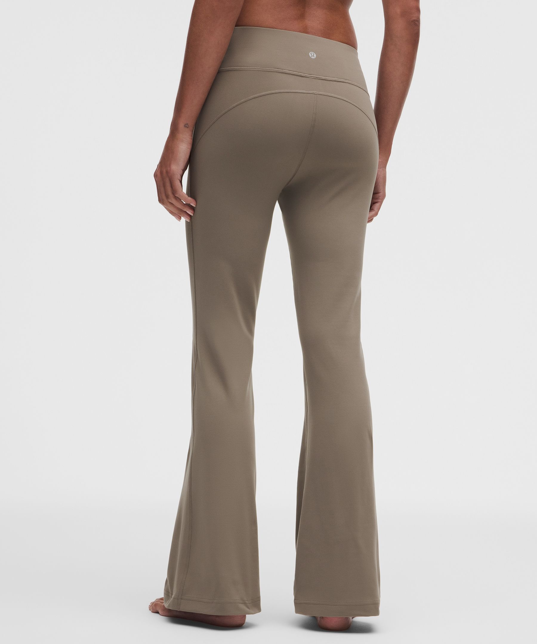 Leggings acampanados de talle alto Groove de tejido Nulu *M&aacute;s cortos