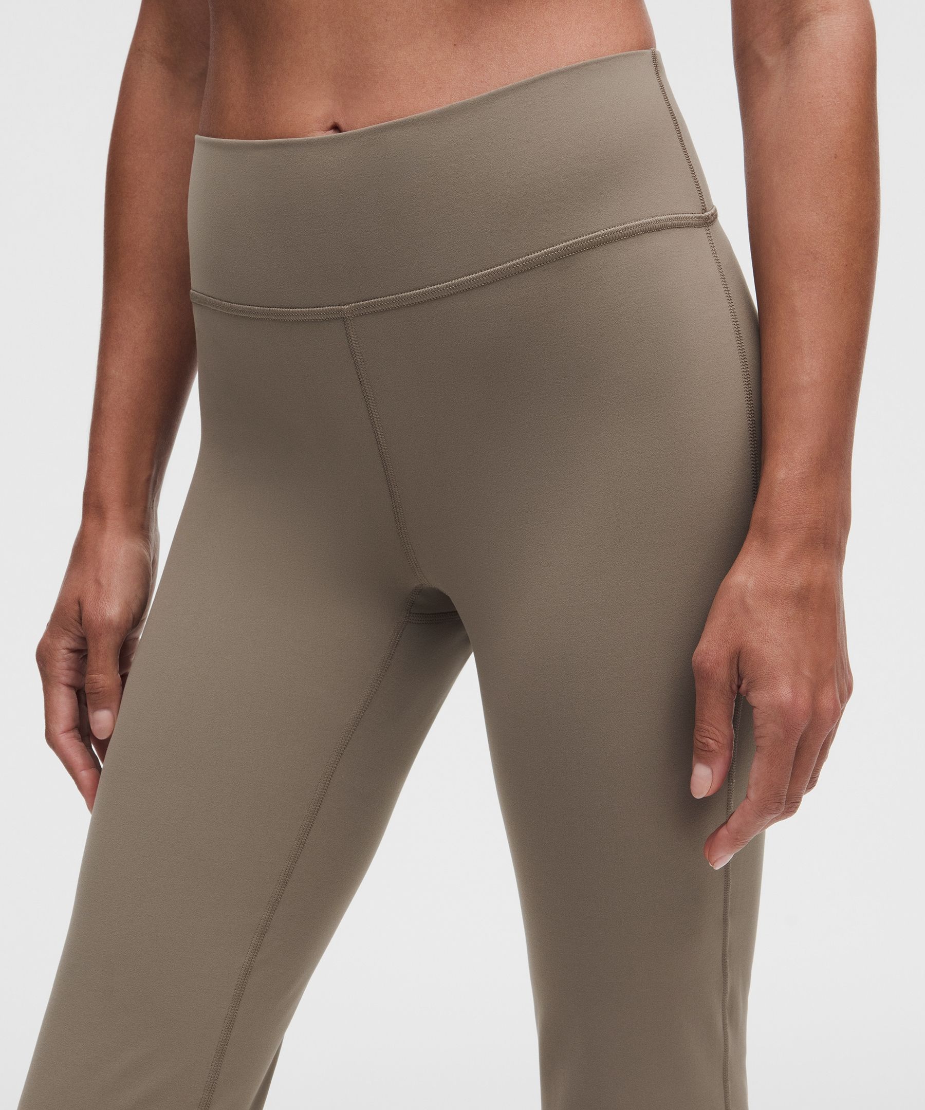 Leggings acampanados de talle alto Groove de tejido Nulu *M&aacute;s cortos
