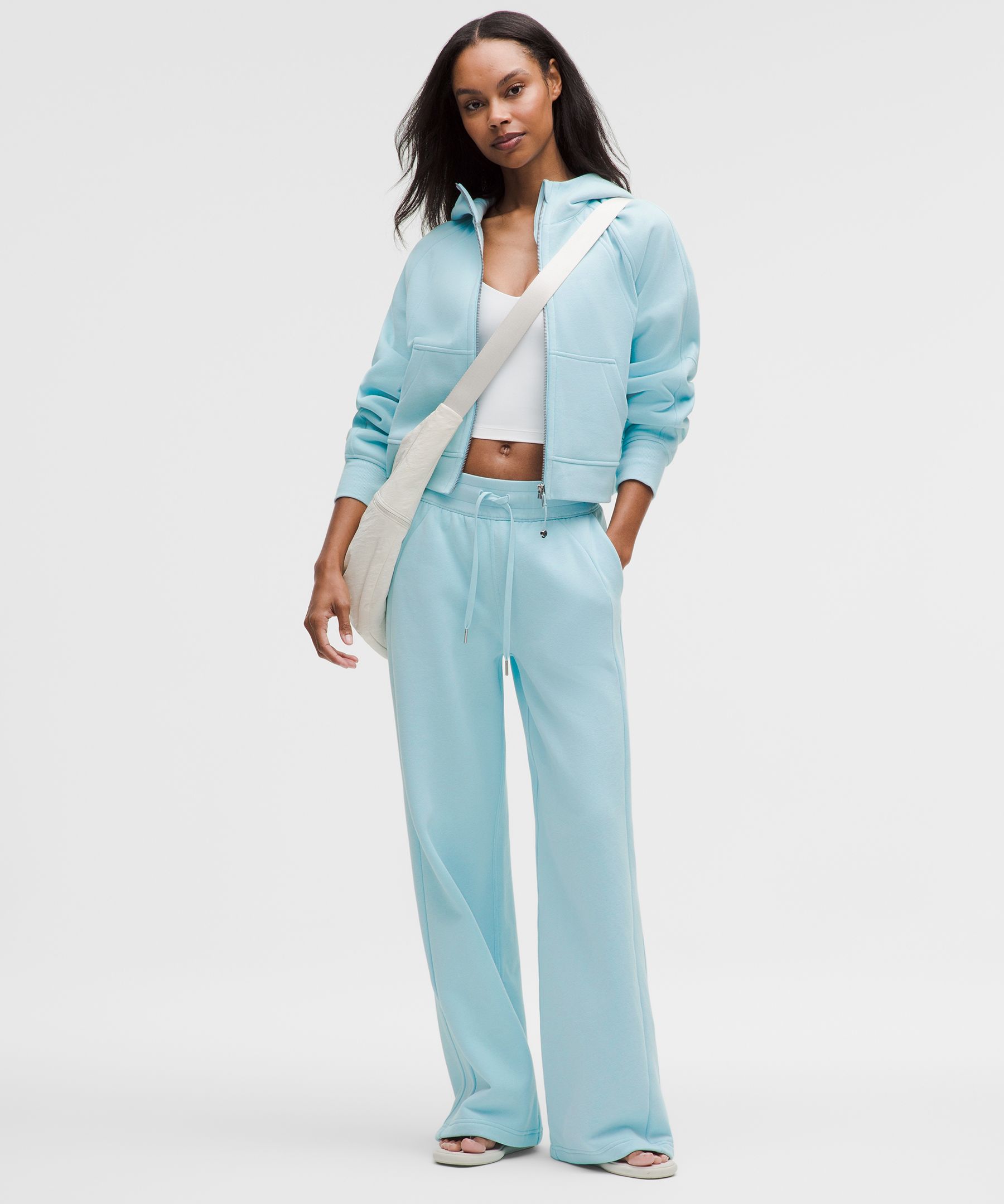 Scuba Mid-Rise Wide-Leg Pant *Regular