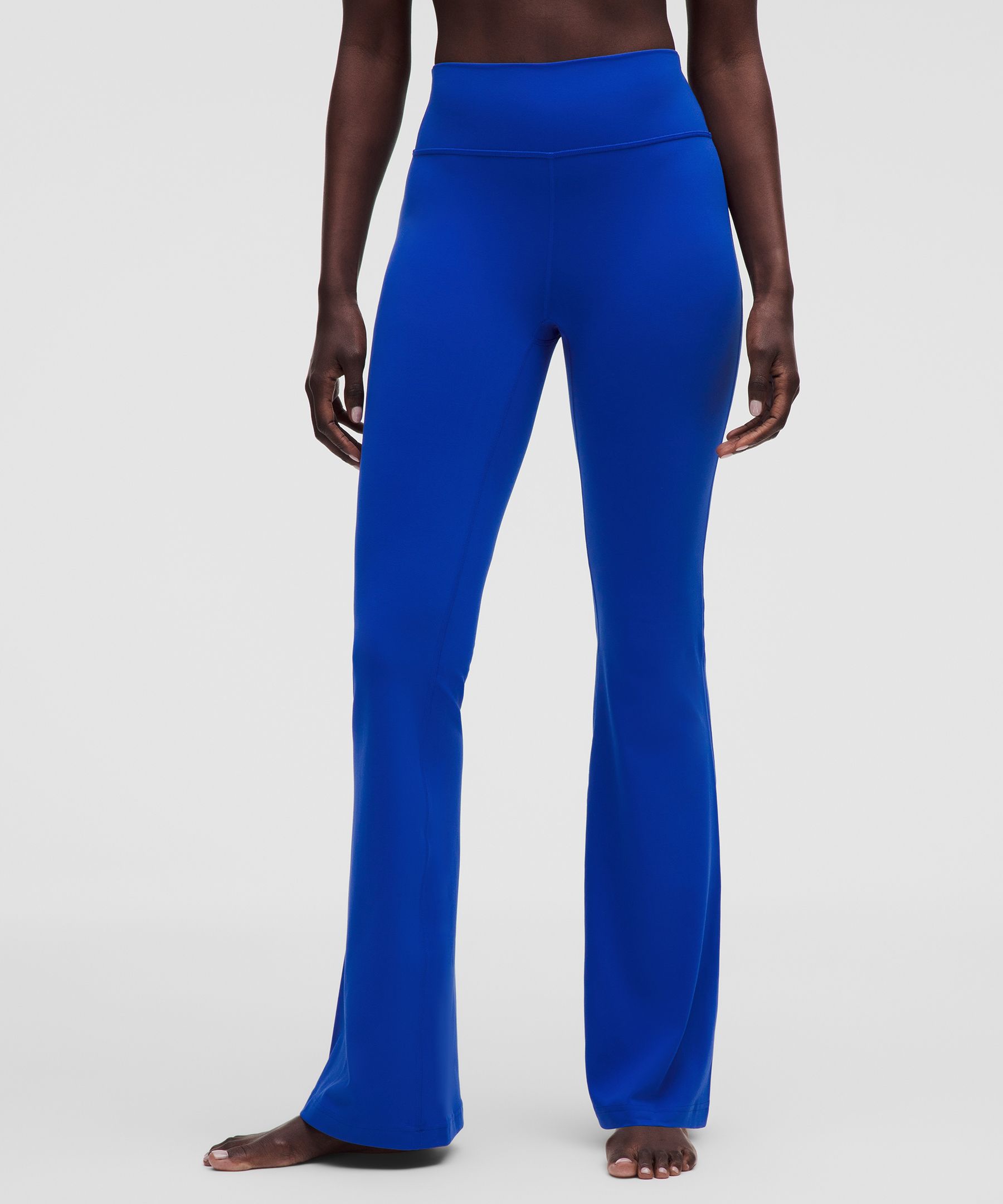 Pantalon évasé Groove taille haute en Nulu