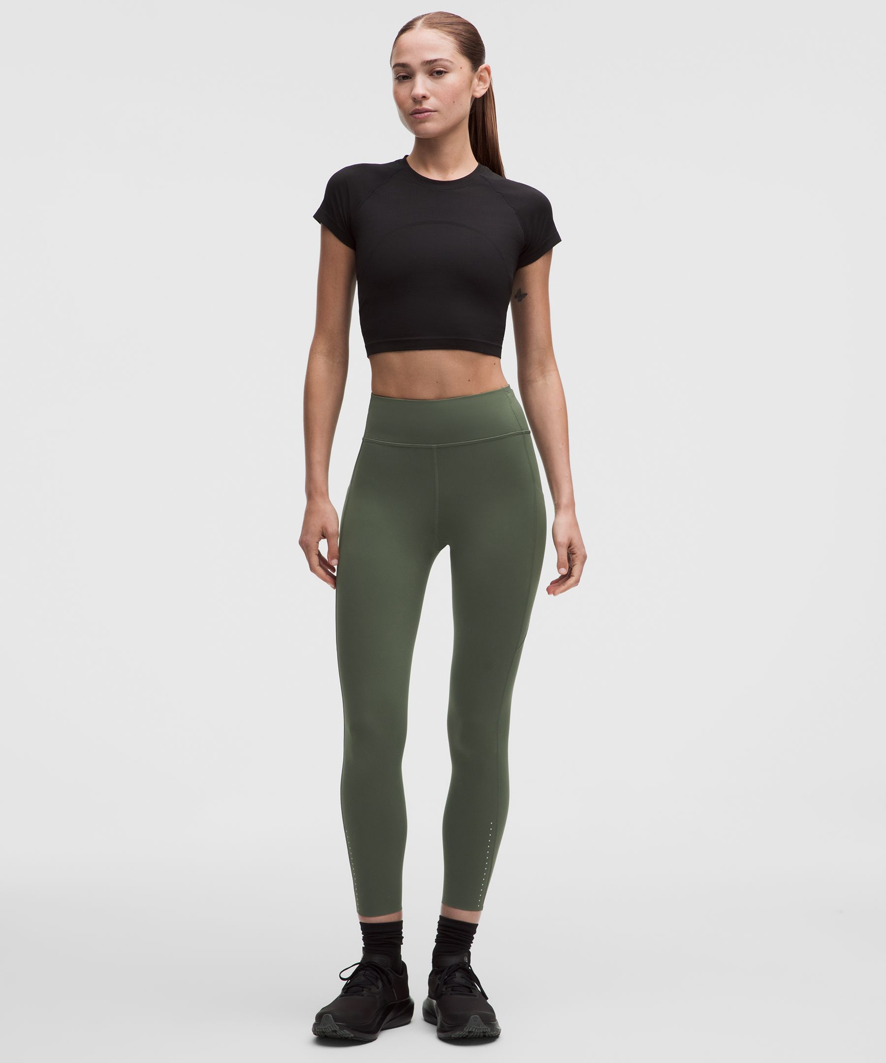 Legging taille haute à 6 poches Fast and Free 64 cm