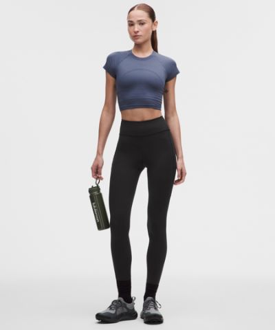 Fast and Free Tights mit hohem Bund und 6 Taschen 71 cm *Aktualisiertes Design - Schwarz - 12