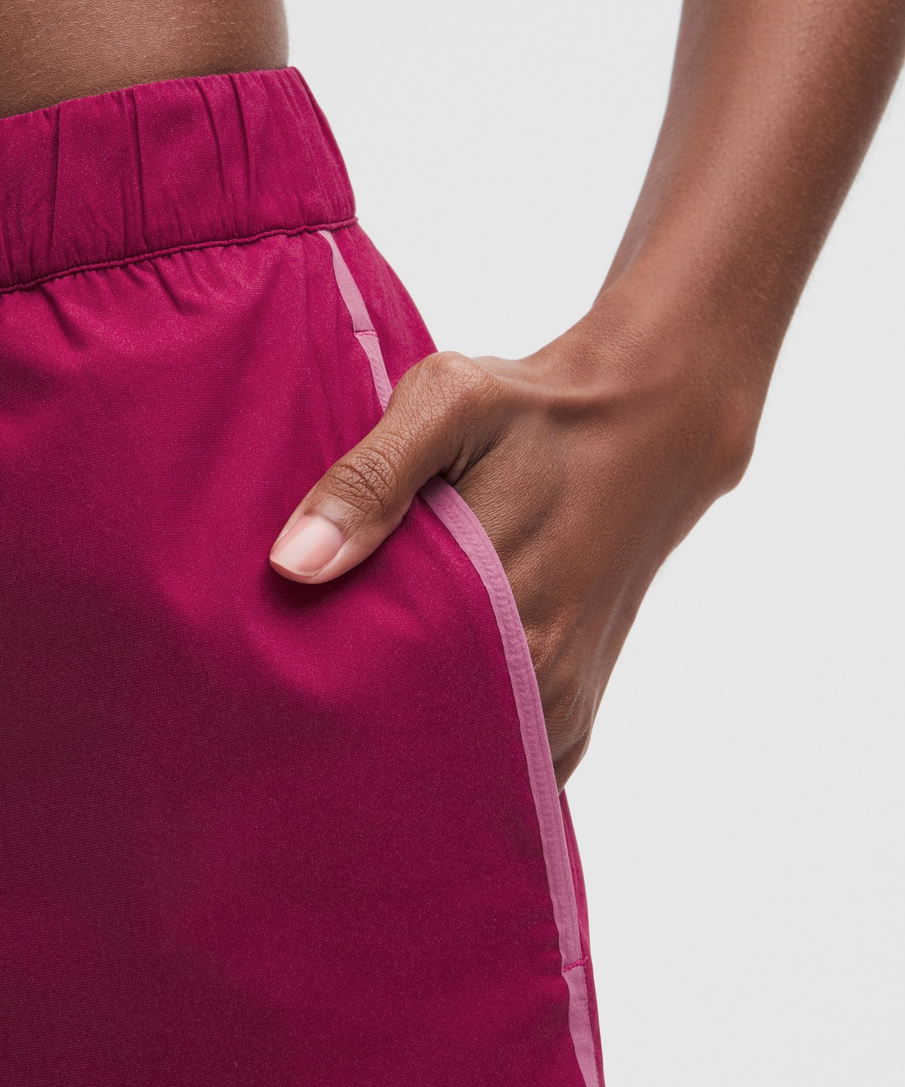 Pantal&oacute;n de ch&aacute;ndal de talle medio Two-Toned para correr