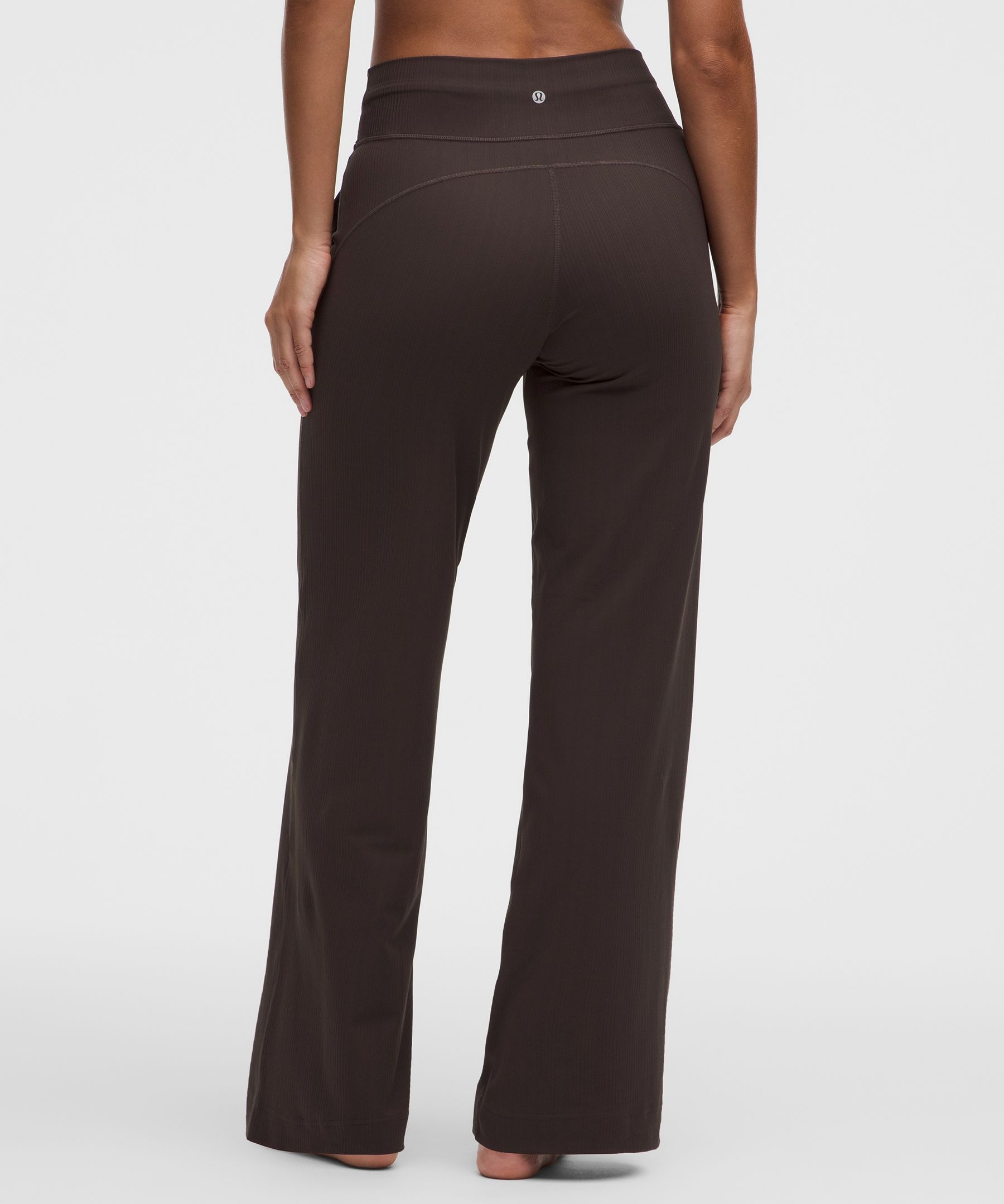 Groove High-Rise Mixed-Rib Wide-Leg Pant *Regular