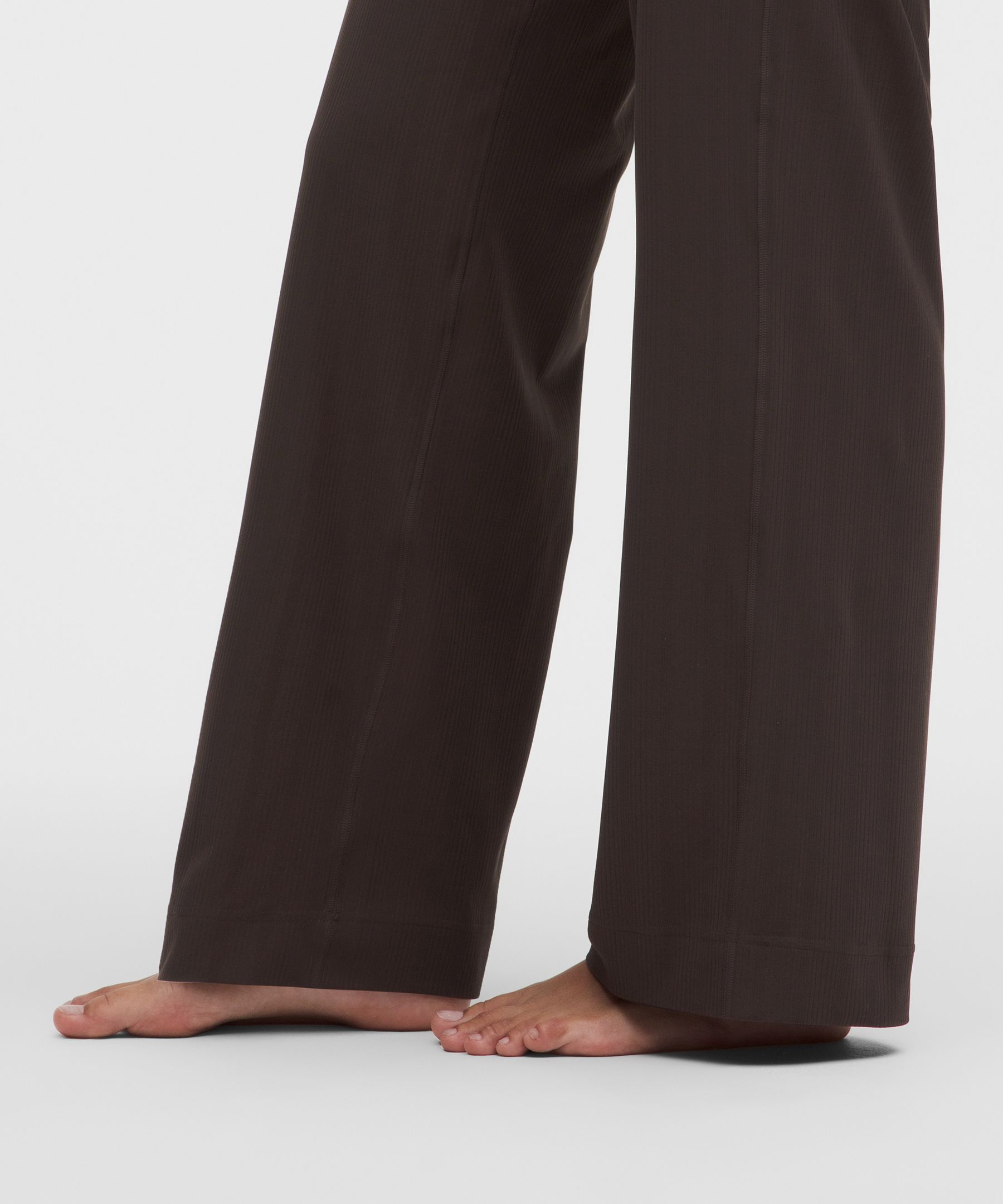Groove High-Rise Mixed-Rib Wide-Leg Pant *Regular