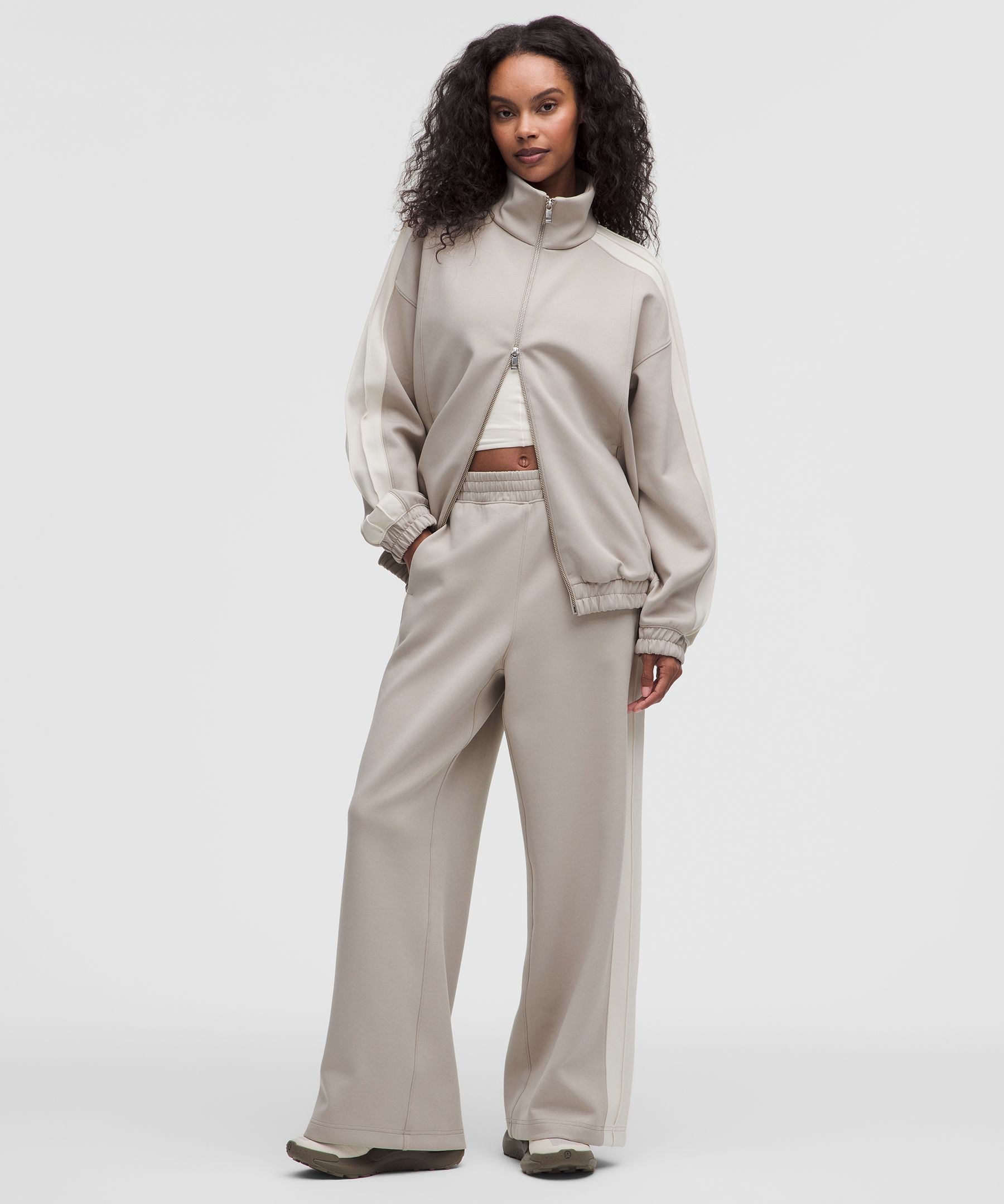 Pantal&oacute;n Double-Knit de tiro alto