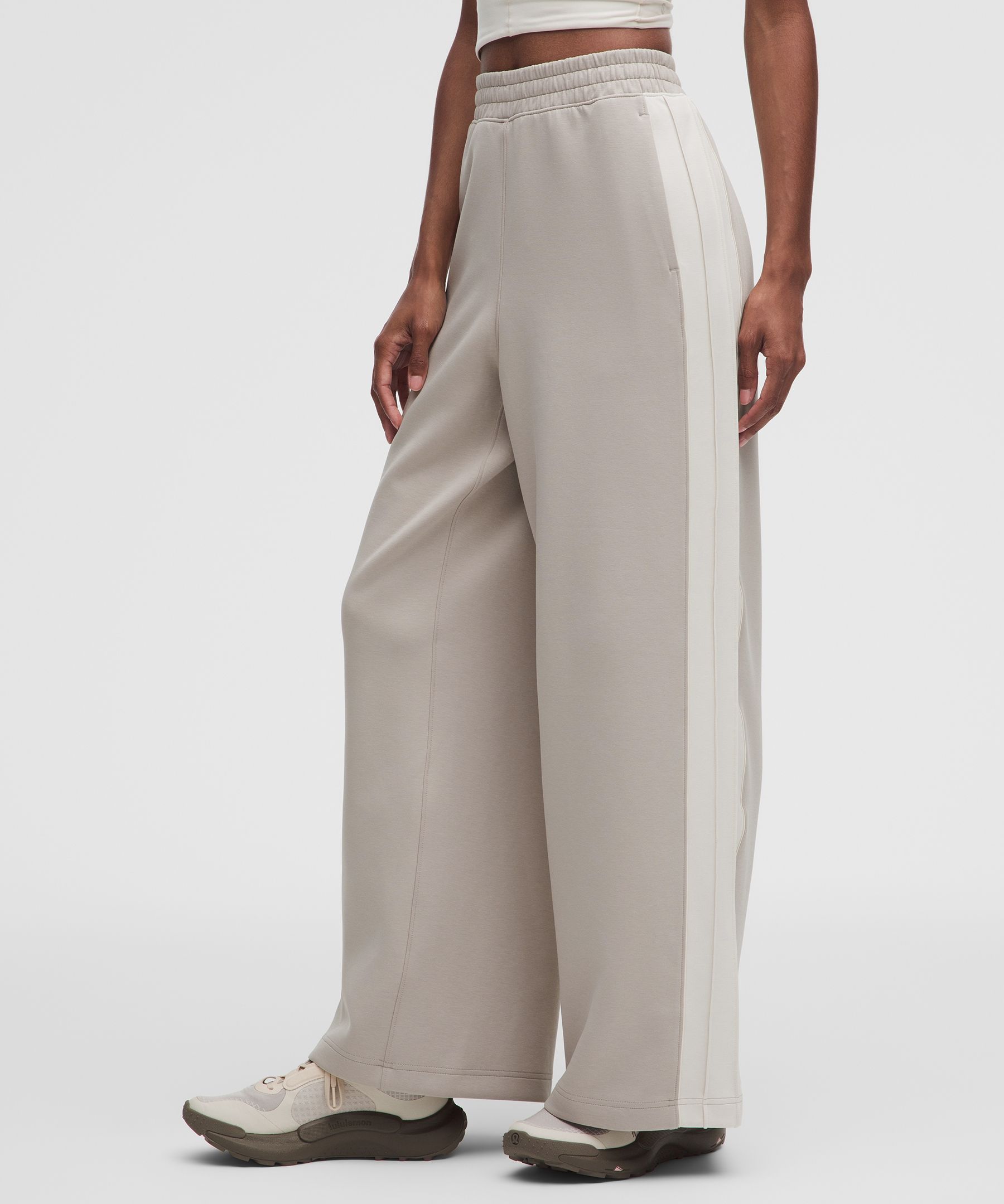 Pantal&oacute;n Double-Knit de tiro alto