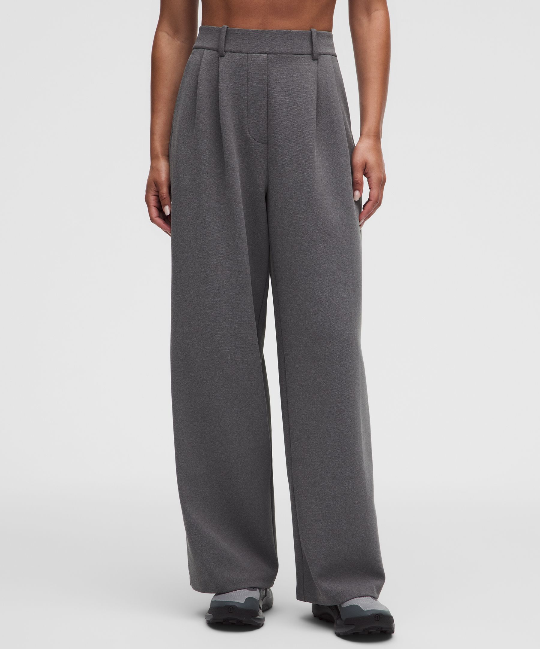 Daydrift-Hose mit hohem Bund und weitem Bein *Twill-Material