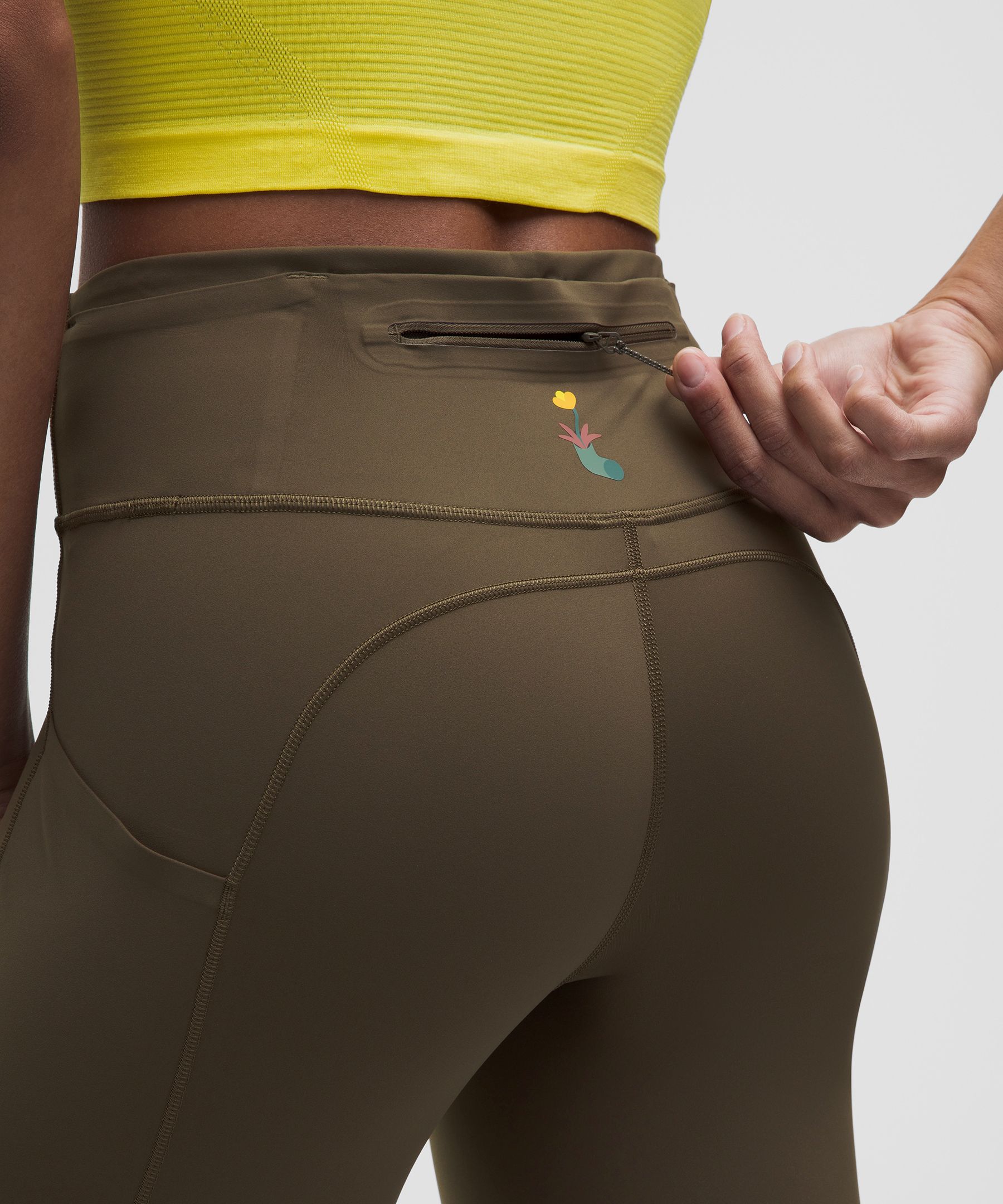 lululemon x Geoff McFetridge Fast and Free 6-Pocket Tight 28" *Updated