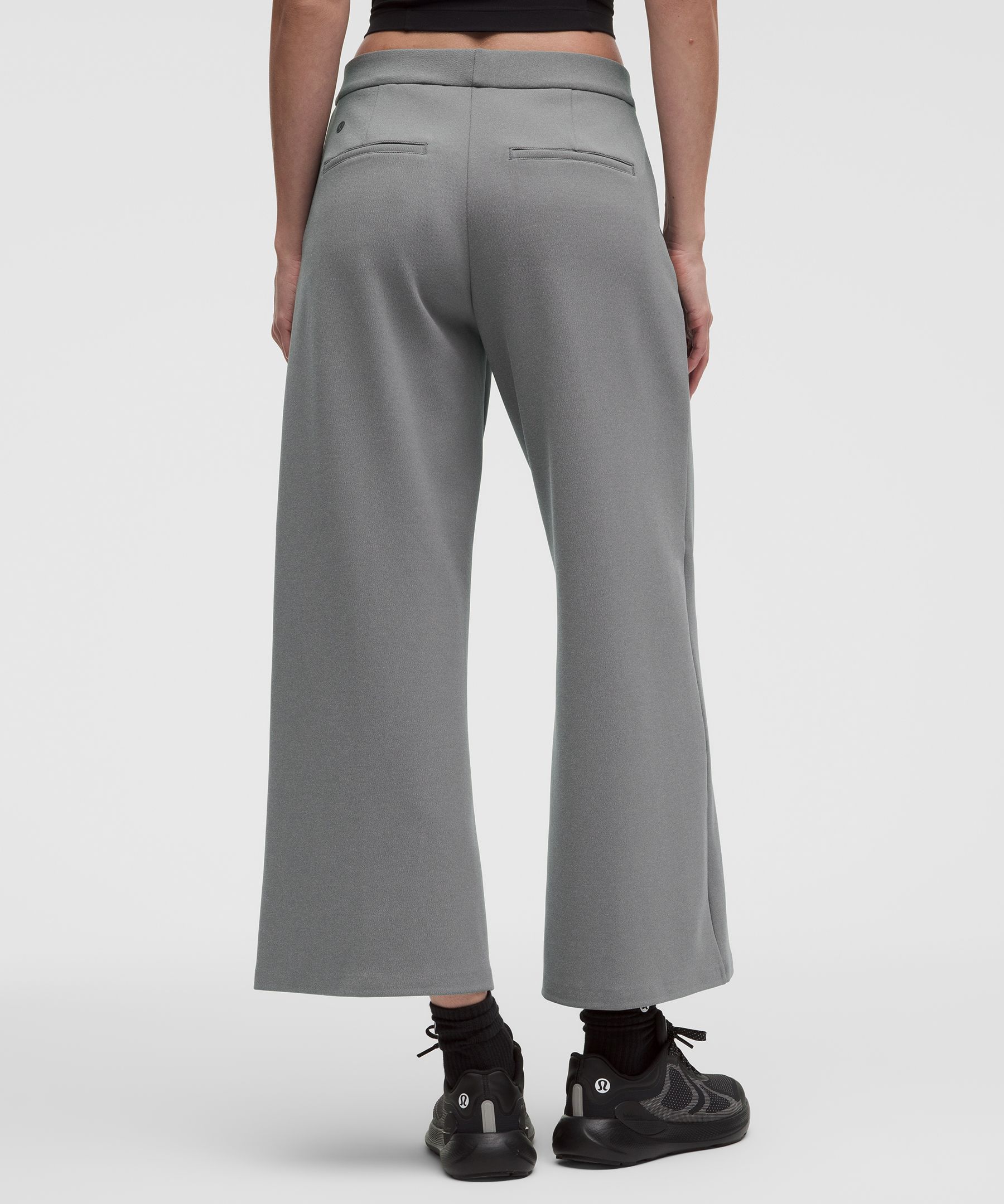 Daydrift Mid-Rise Cropped Wide-Leg Trouser