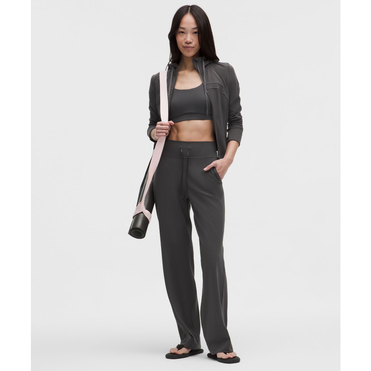 Groove High-Rise Wide-Leg Pants Asia Fit