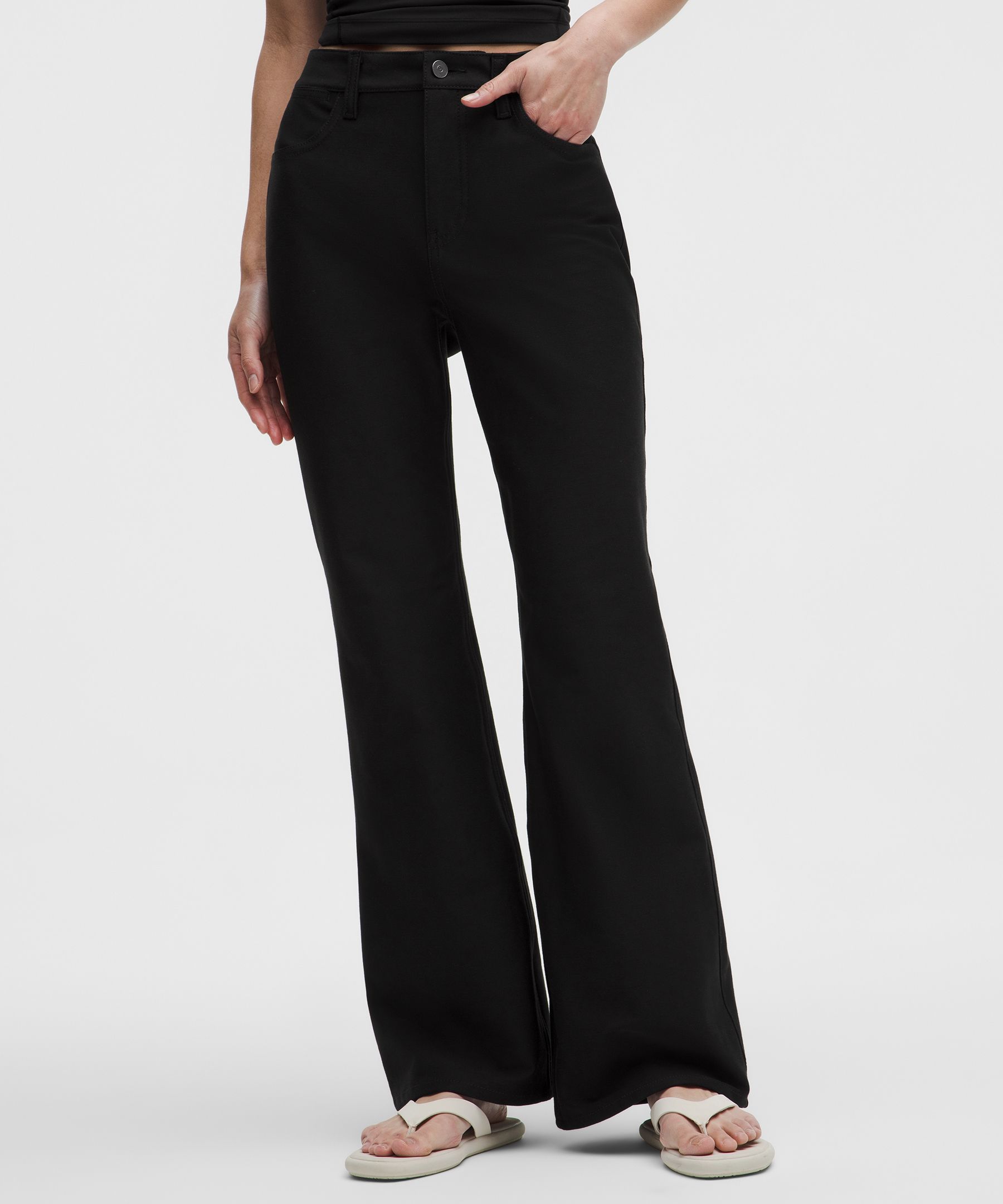EasyFive High-Rise Subtle-Flare Pants *Asia Fit