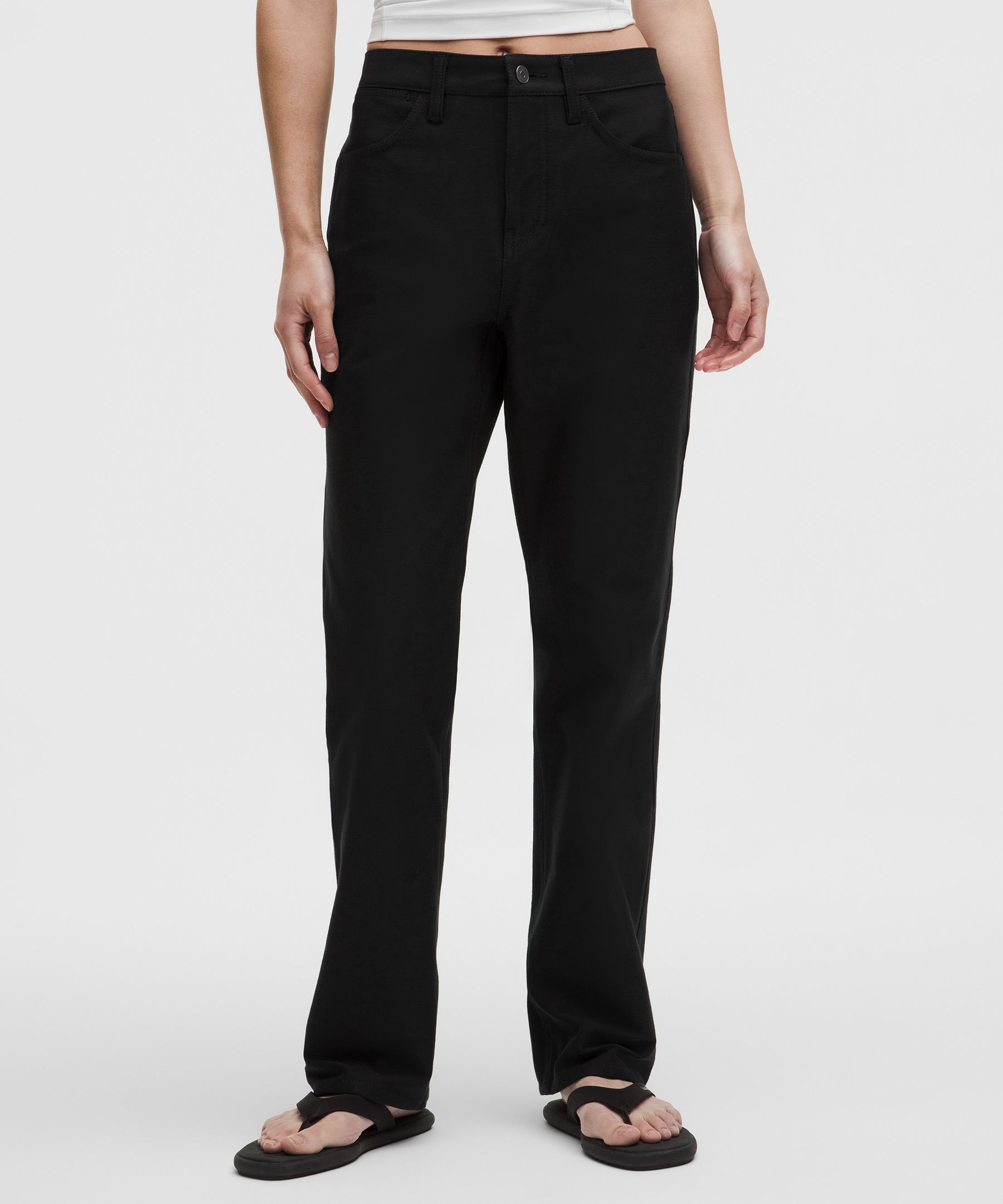 EasyFive Mid-Rise Relaxed-Straight Pants *Asia Fit
