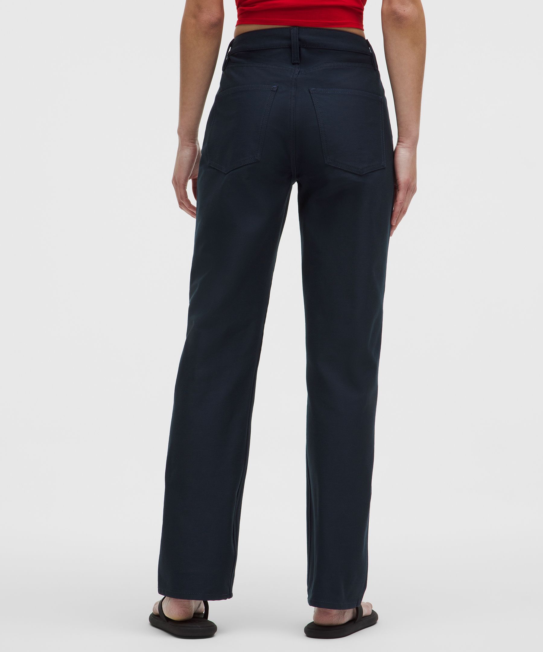 EasyFive Mid-Rise Relaxed-Straight Pants *Asia Fit