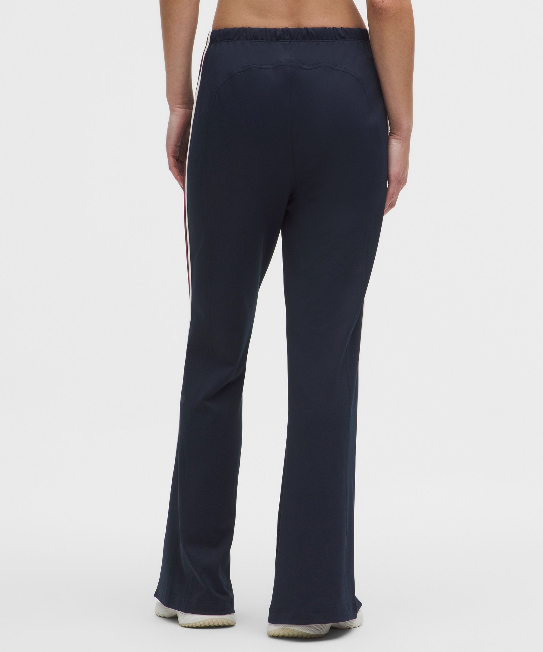 Striped Slim-Fit Mid-Rise Track Pants *Asia Fit