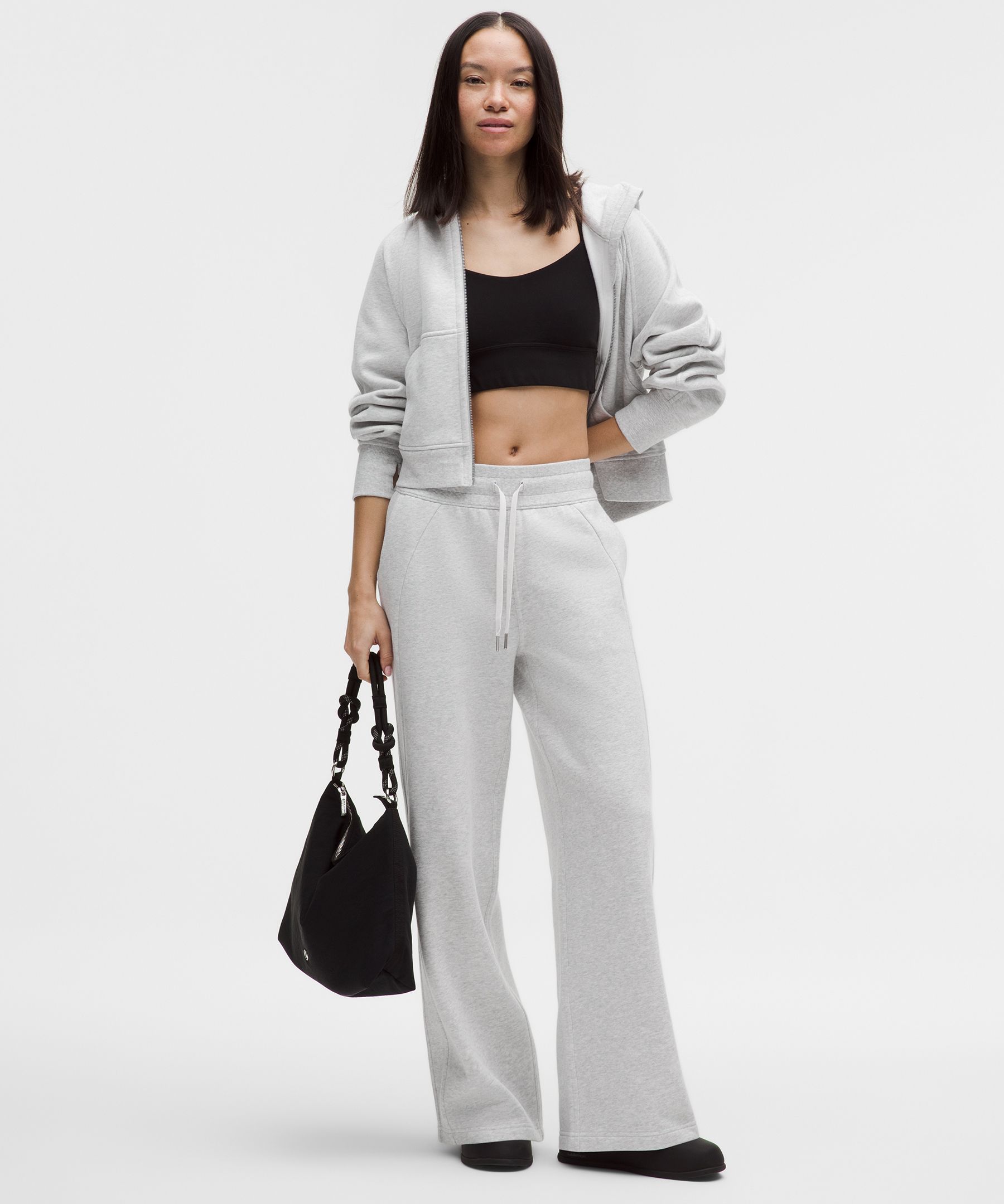 Scuba Mid-Rise Wide-Leg Pants *Asia Fit