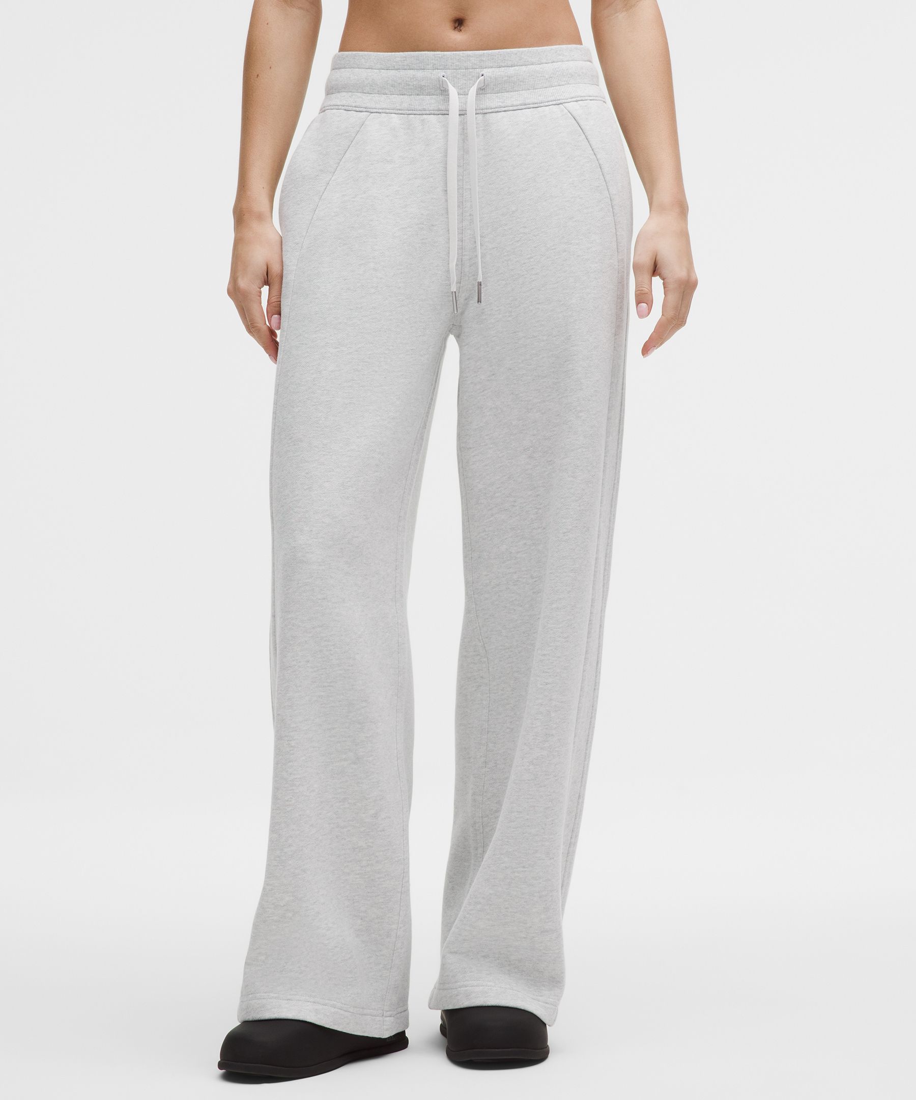 Scuba Mid-Rise Wide-Leg Pants *Asia Fit
