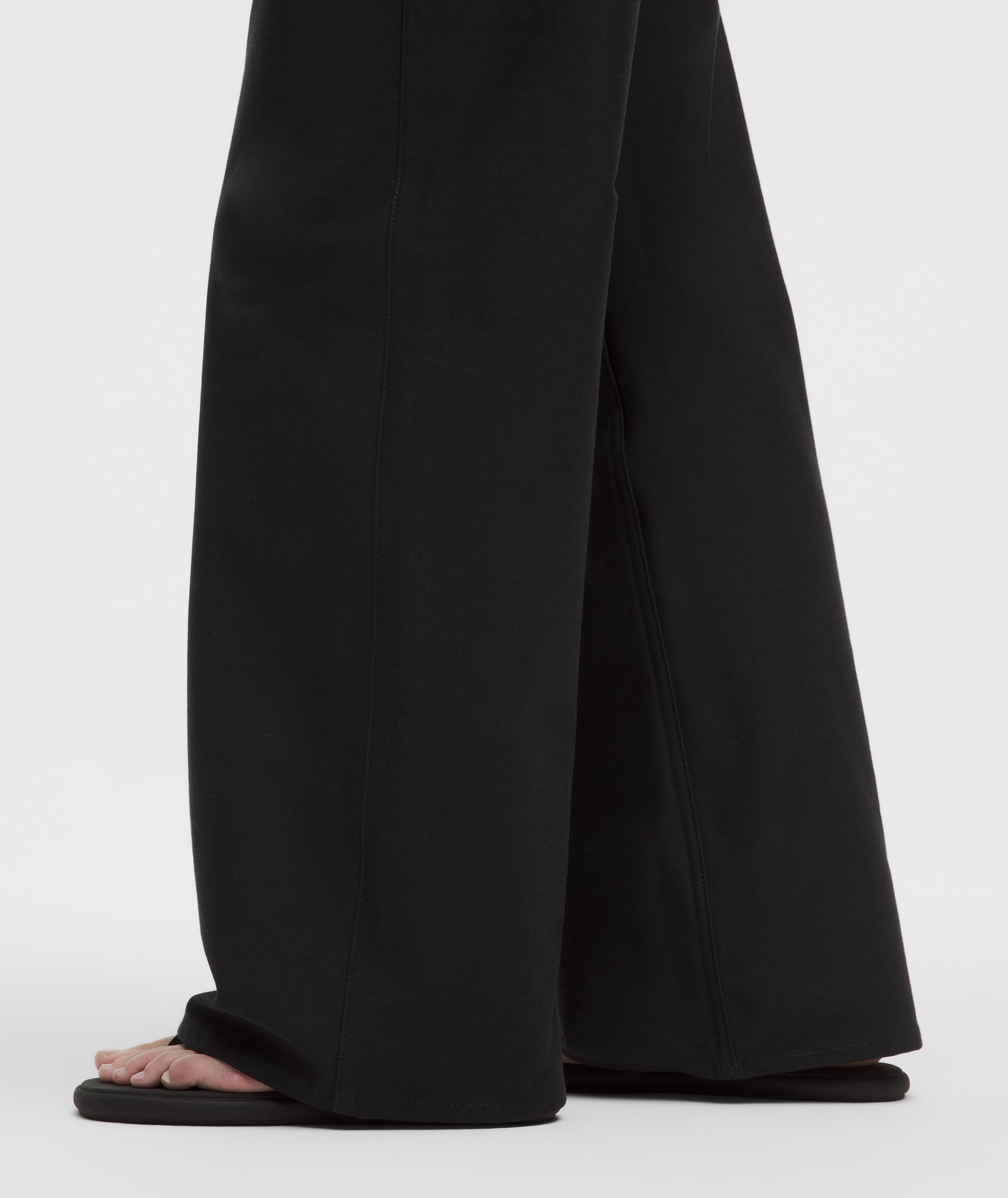 EasyFive ローライズ クラシックワイドレッグパンツ *アジアフィット