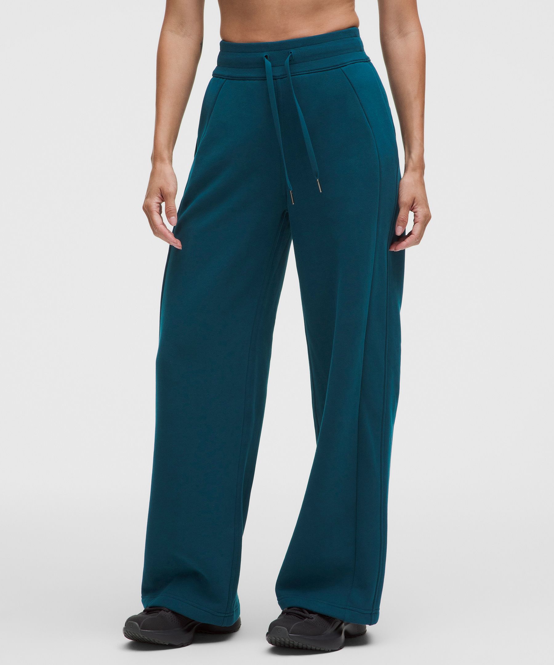 Scuba Mid-Rise Wide-Leg Pants *Asia Fit