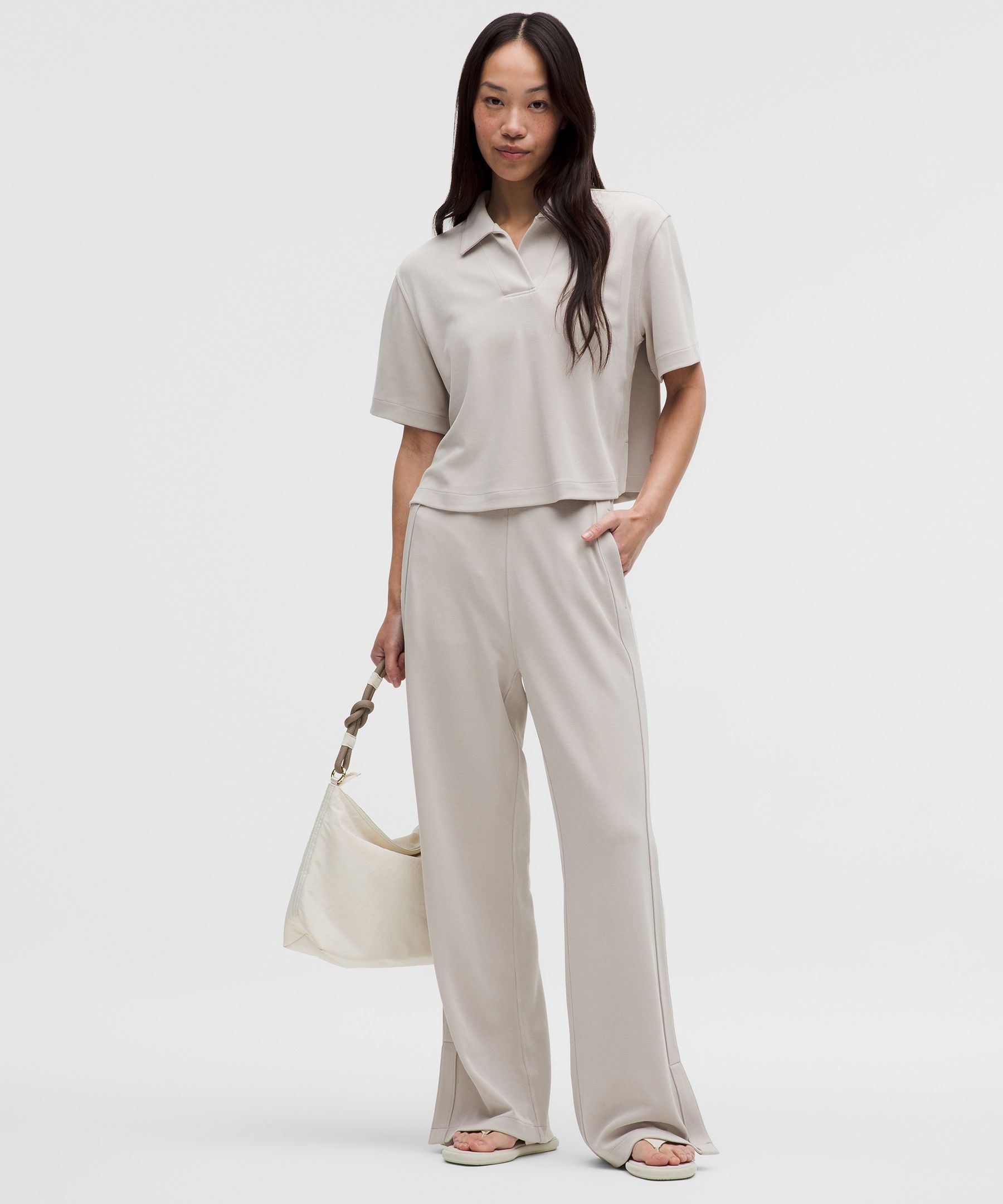 Softstreme ピケ ハイライズパンツ *アジアフィット | パンツ