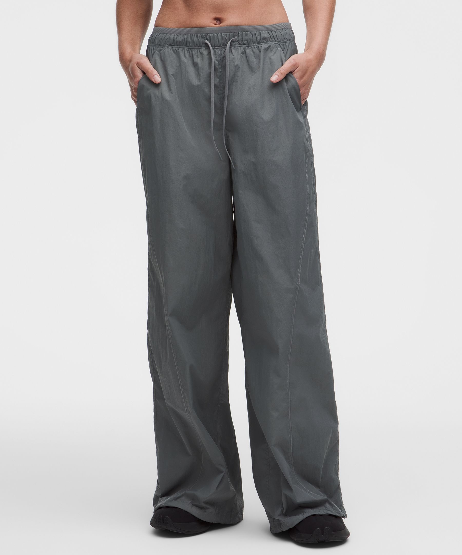 UV-Protective Cinch-Hem Mid-Rise Pants *Asia Fit